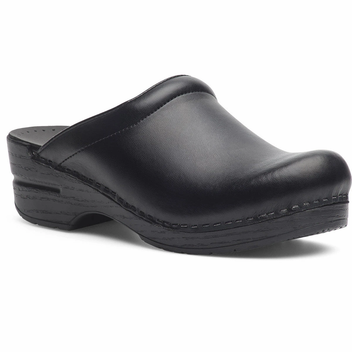 Dry Fast Calm Step Dansko Women's Sonja Clog - Black Cabrio