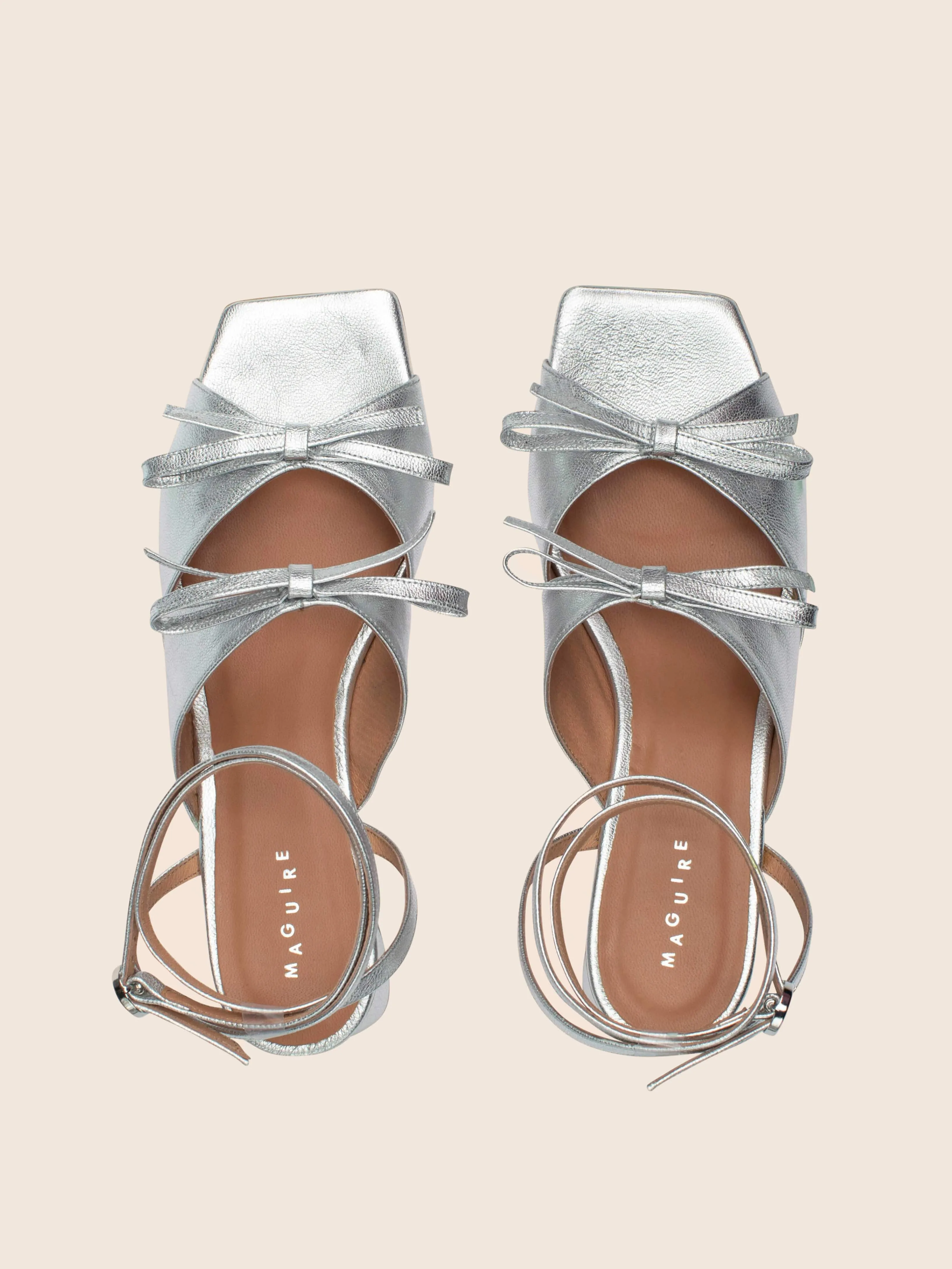 Mira Silver Heel Urban Edge