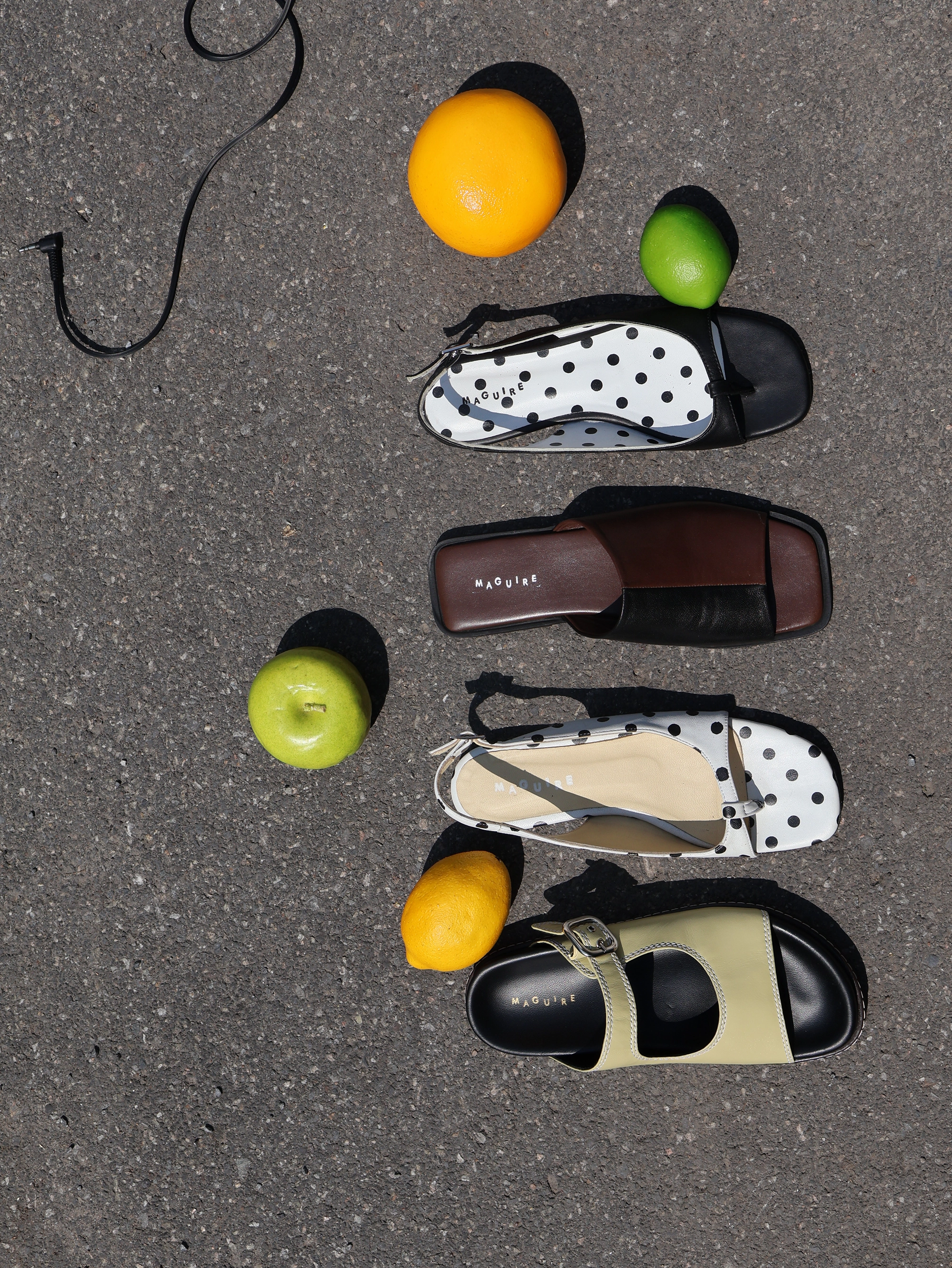 Cool Wear Denia Black Sandal