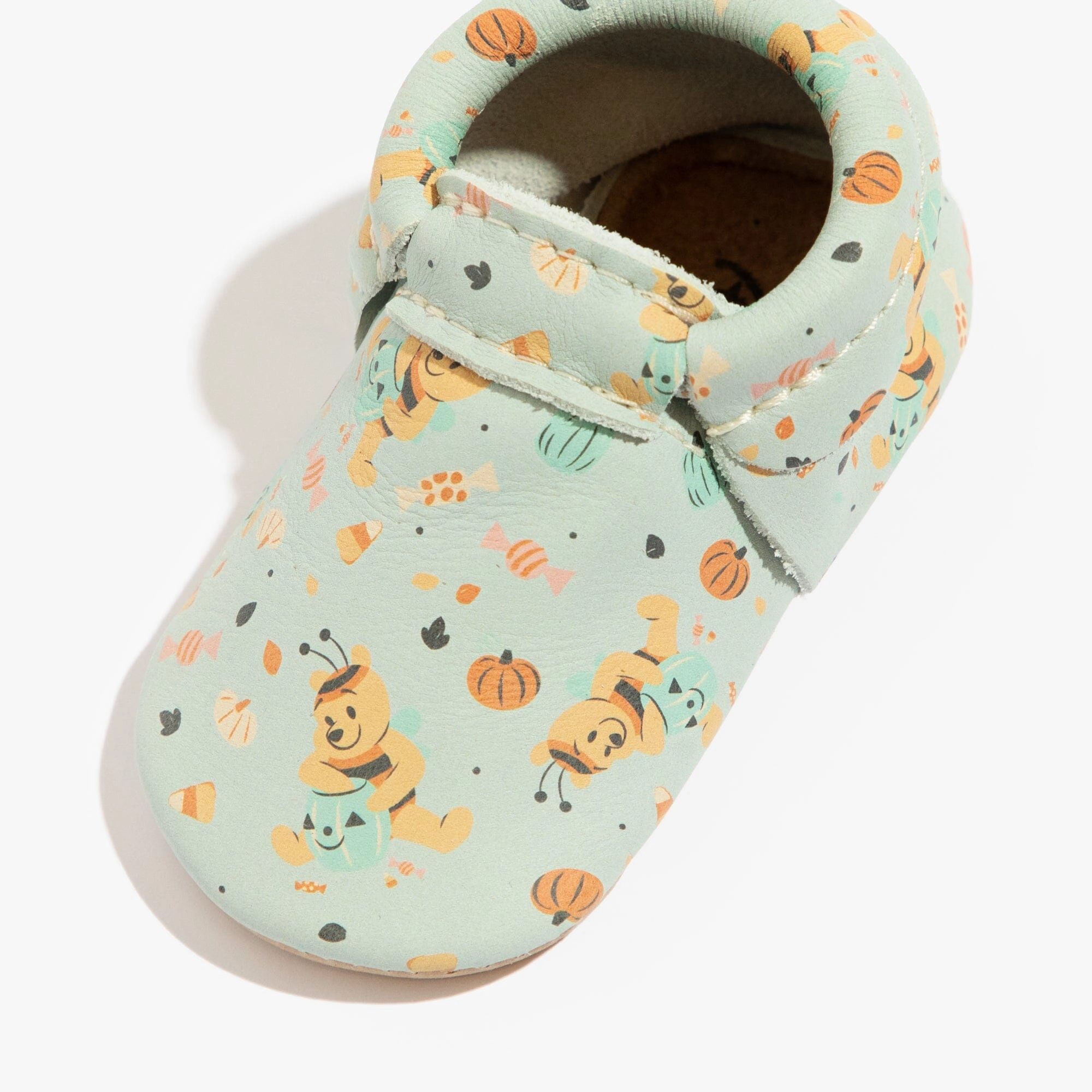 Sturdy Midsole Disney Pumpkin Pooh Bear City Baby Shoe