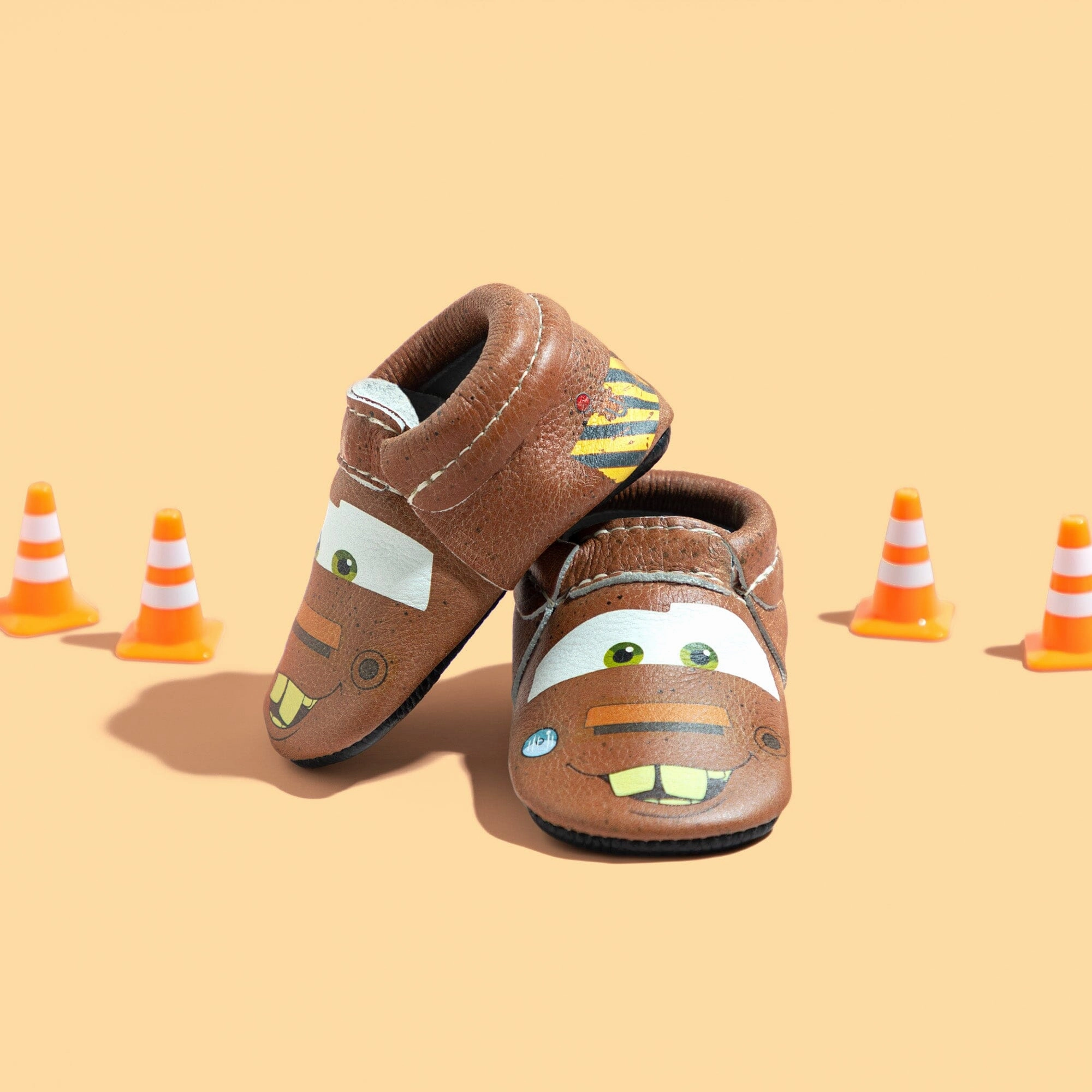 Washable Construction Teenagers' wear Disney Tow Mater City Baby Shoe