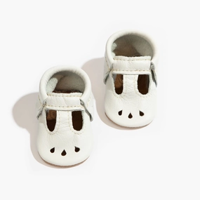 Toasted Bright White Mary Jane Baby Shoe Shock Absorbing