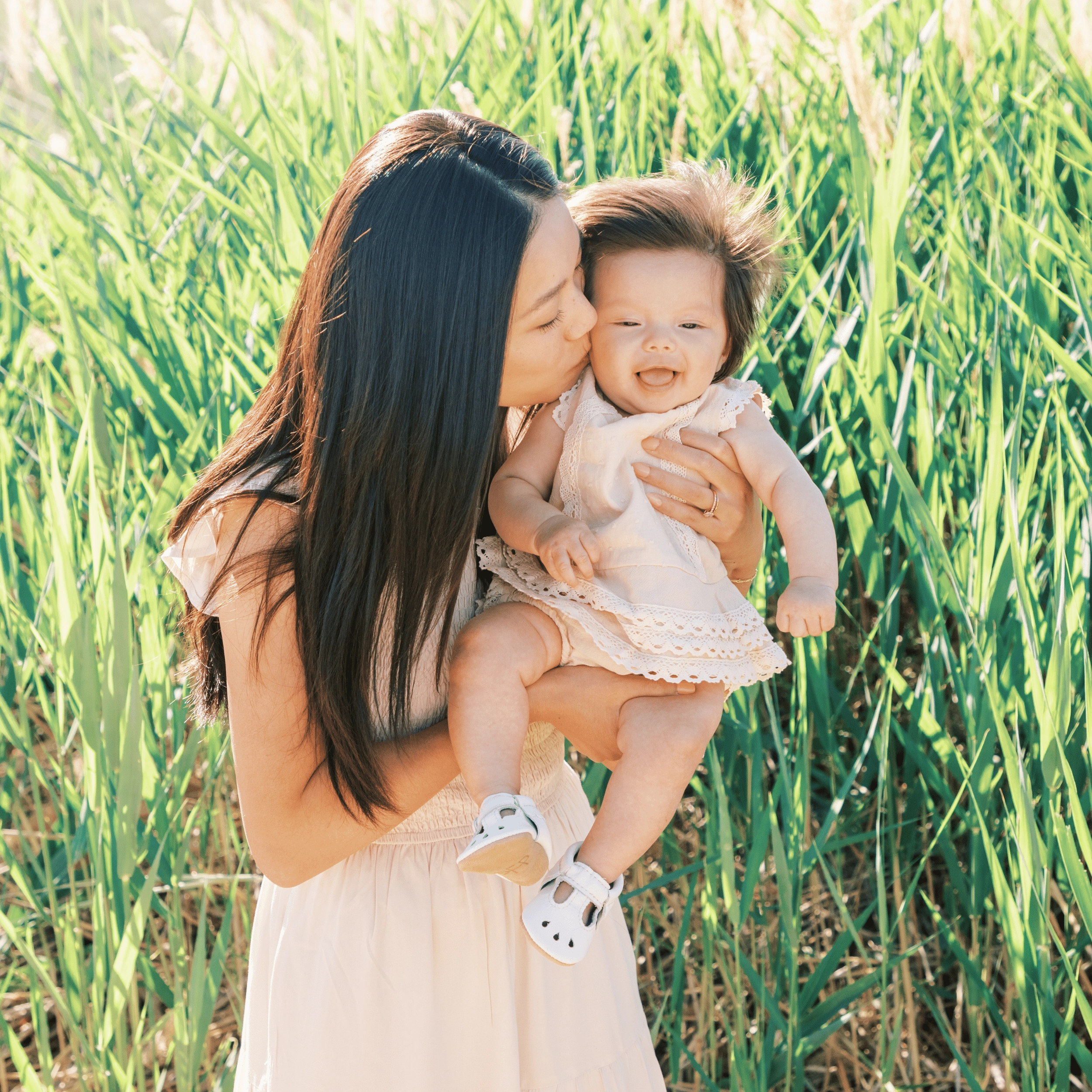 Comfort Cushioning Technology High - top kids' shoes Toasted Bright White Mary Jane Baby Shoe