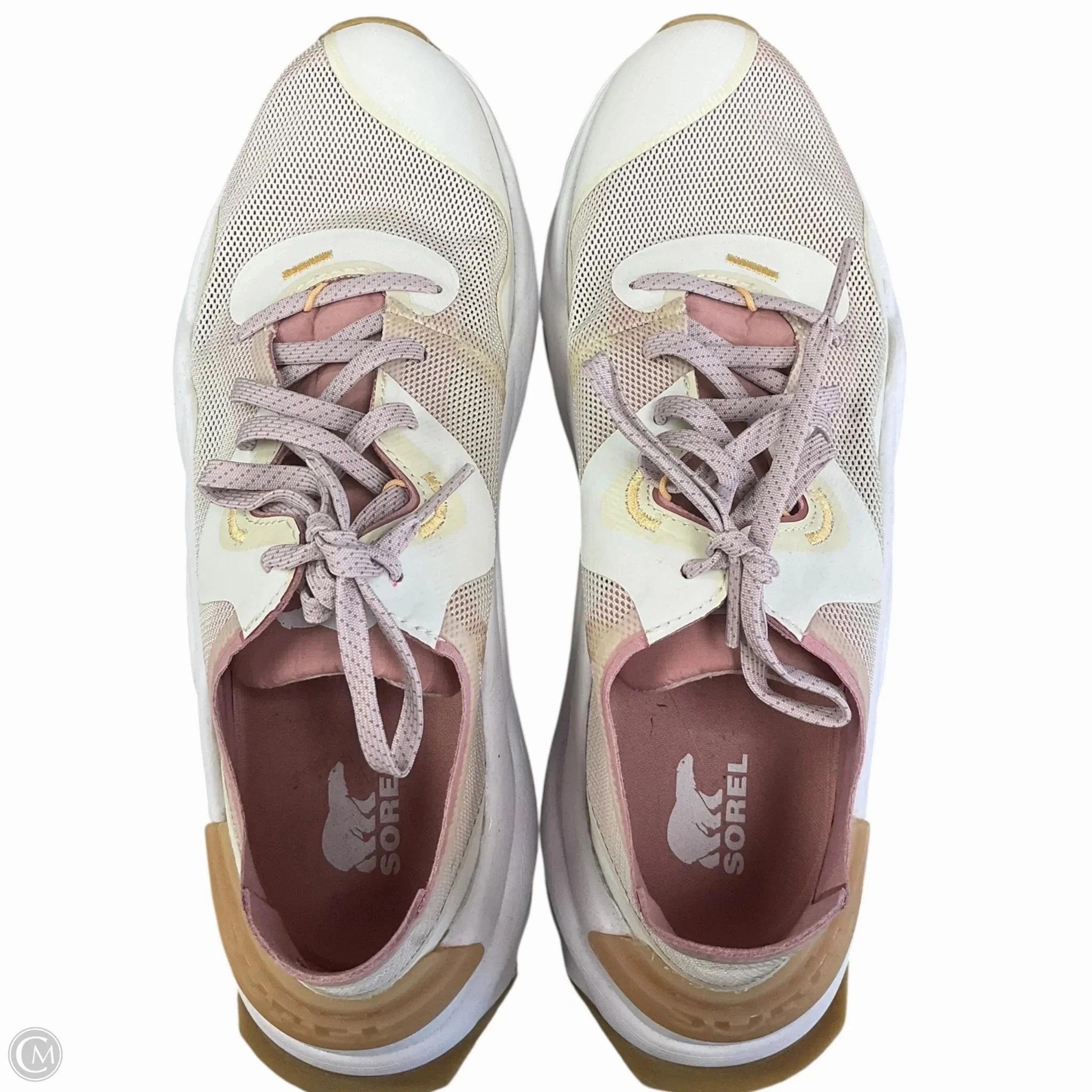 Shoes Sneakers By Sorel In Ivory, Size: 8.5 No Stitching Non Restrictive Upper