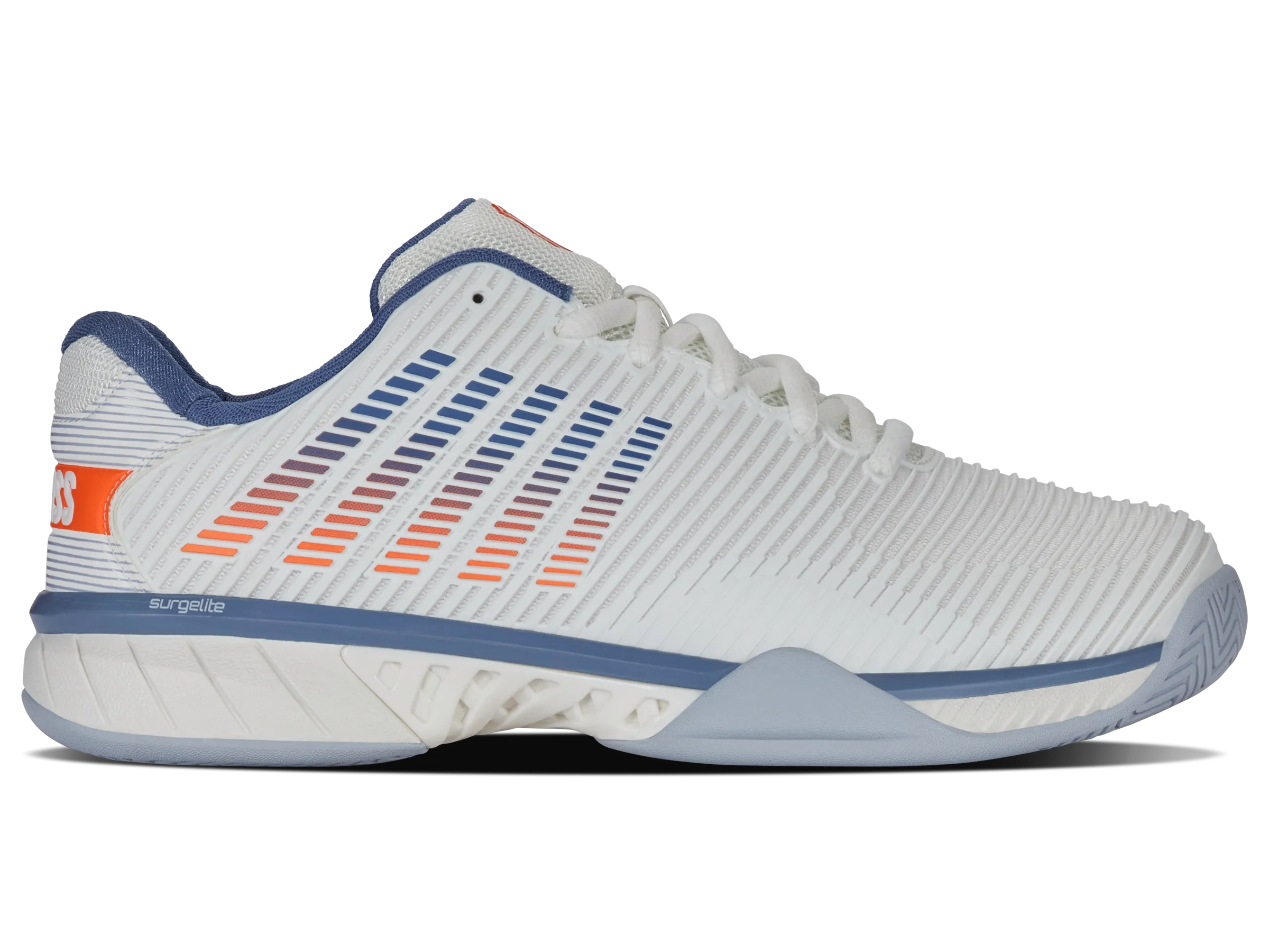 06806-139-W | HYPERCOURT EXPRESS 2-2E | LUCENT WHITE/INFINITY/SCARLET IBIS Smooth Soles