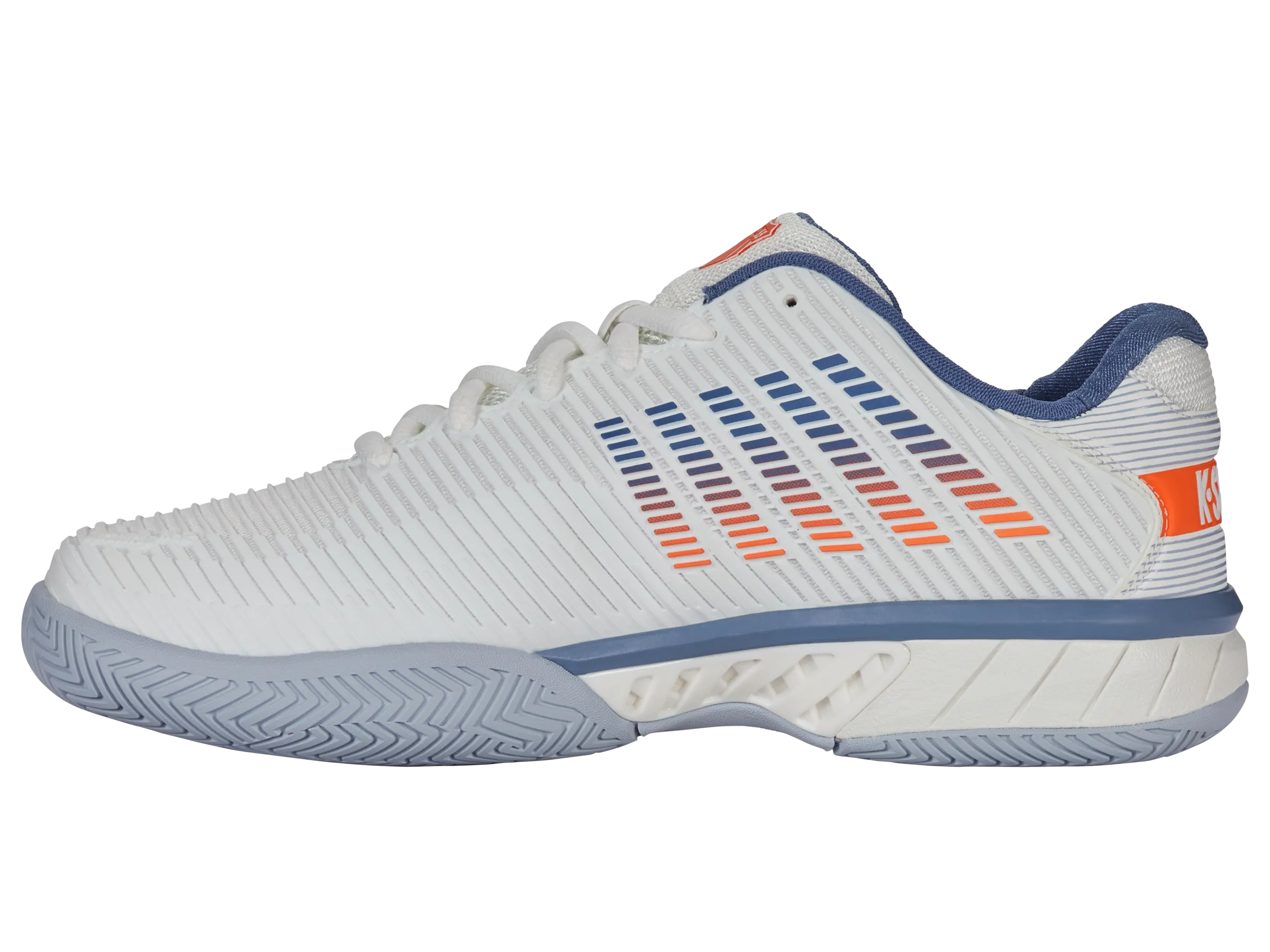 06806-139-W | HYPERCOURT EXPRESS 2-2E | LUCENT WHITE/INFINITY/SCARLET IBIS Anti Odor Treatment