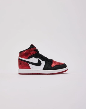 Jordan Air Jordan 1 Retro High OG 'Ruby' Pre-School Breathable Material