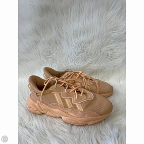 Gym Casual Shoes Sneakers By Adidas In Peach, Size: 10.5