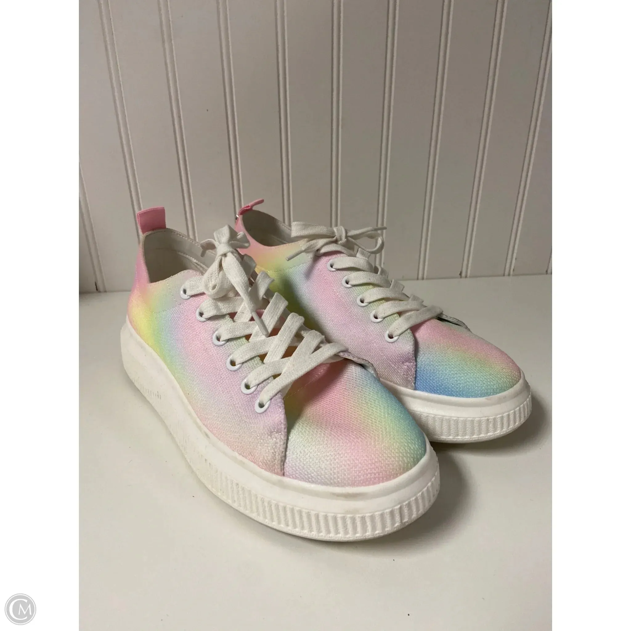 Weather Resistant Finish Shoes Sneakers By Bp In Tie Dye Print, Size: 9