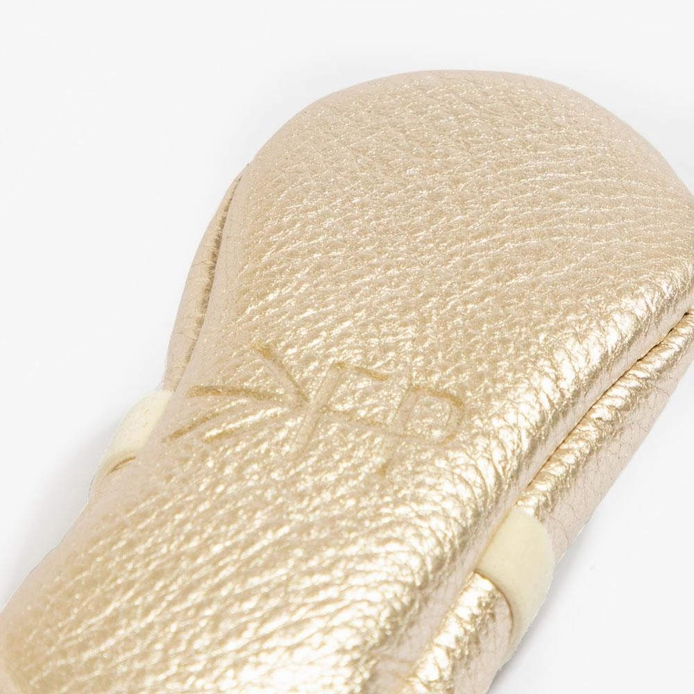 Stretchable hook and loop closure Platinum Ballet Slipper Baby Shoe