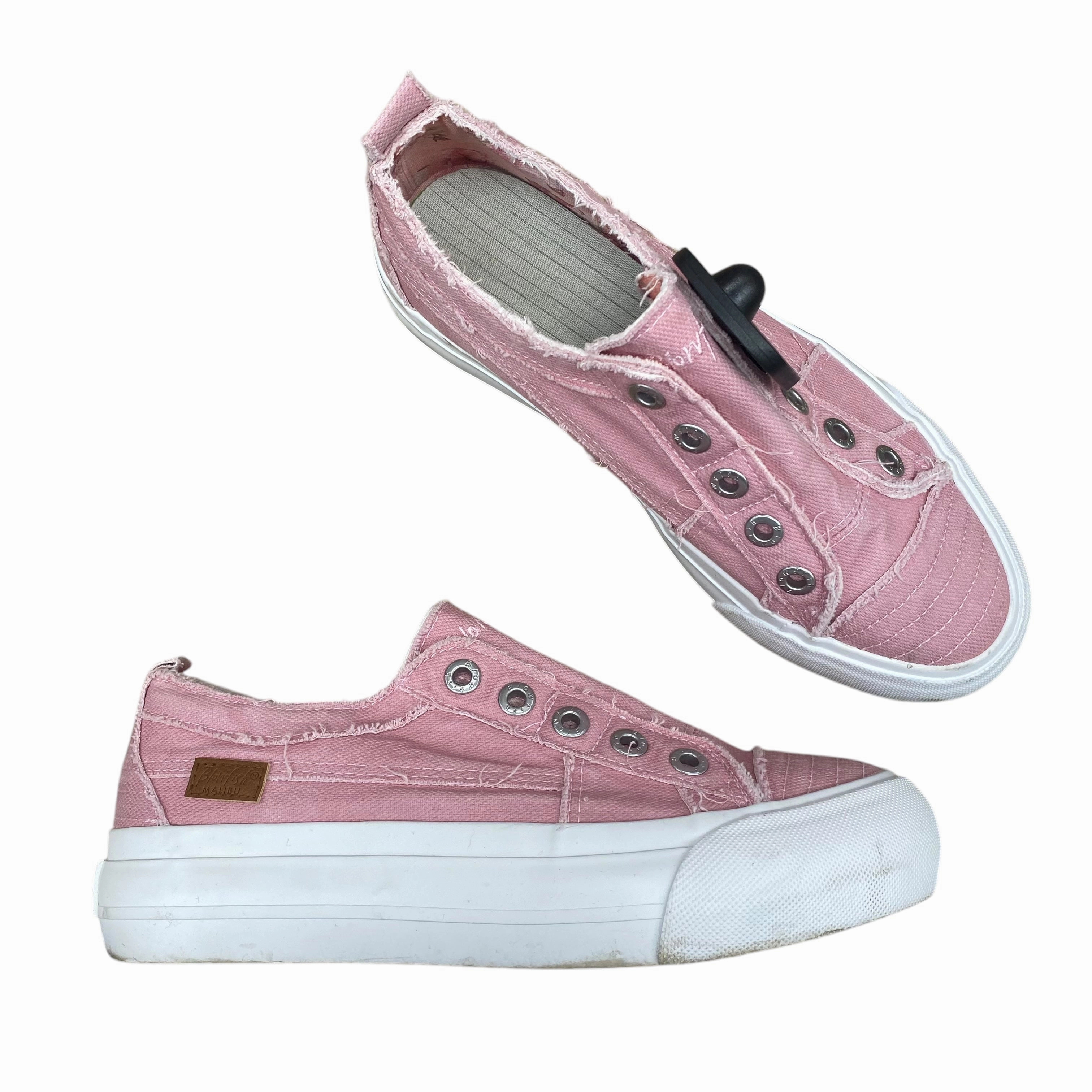 Chill Step Shoes Sneakers By Blowfish In Pink & White, Size:7.5