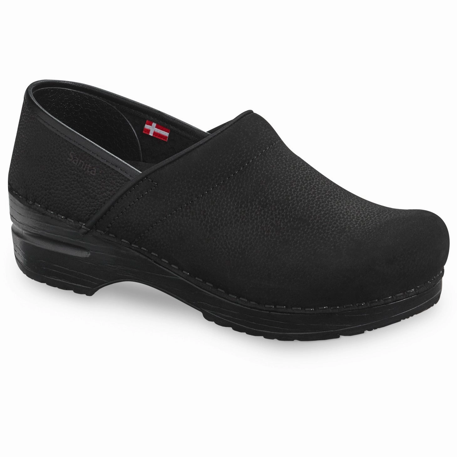 Year long Professional Women's Oiled Clog - Black
