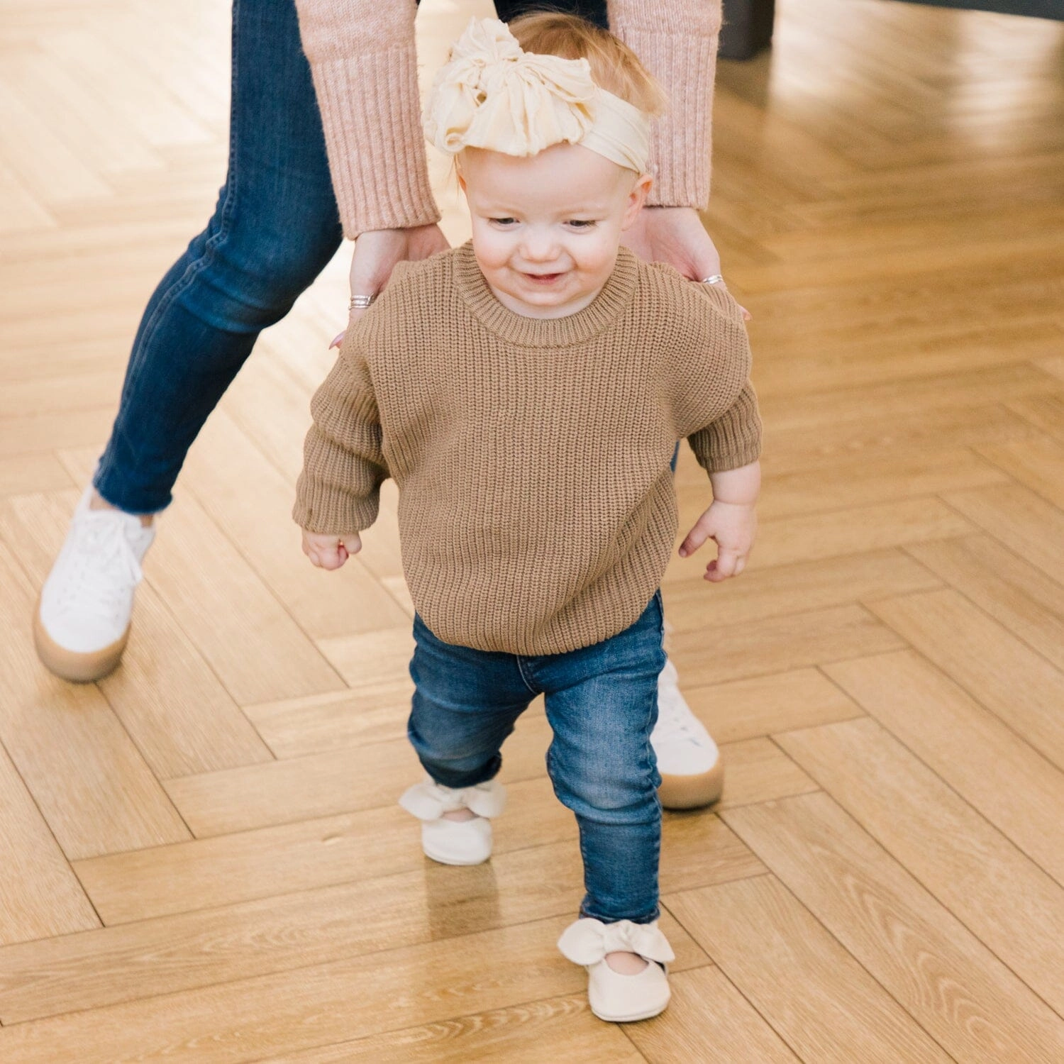 Birch Knotted Bow Baby Shoe Torsional Stability System Summer kids' fashion