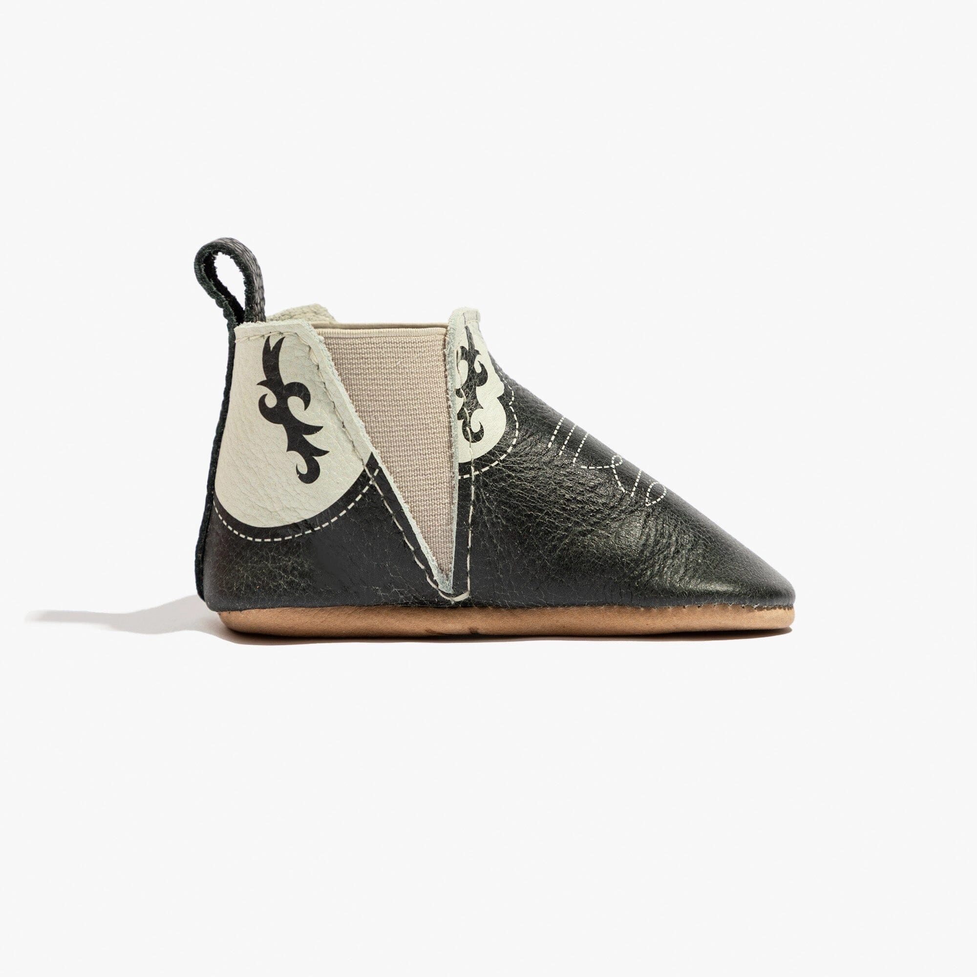 Ebony Cowboy Chelsea Boot Baby Shoe Arch support