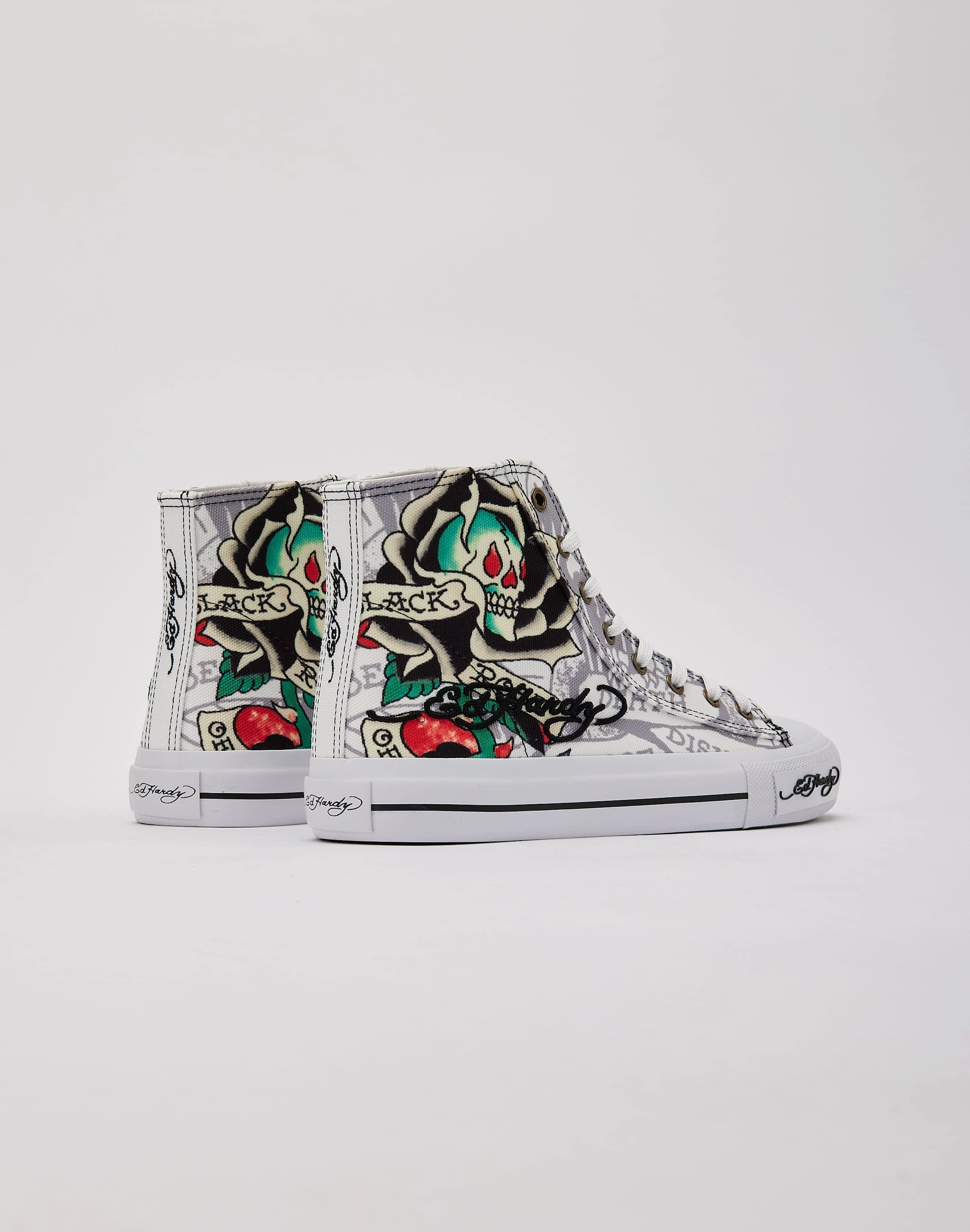 French Soft Velvet Rich Ed Hardy Tattoo Hi