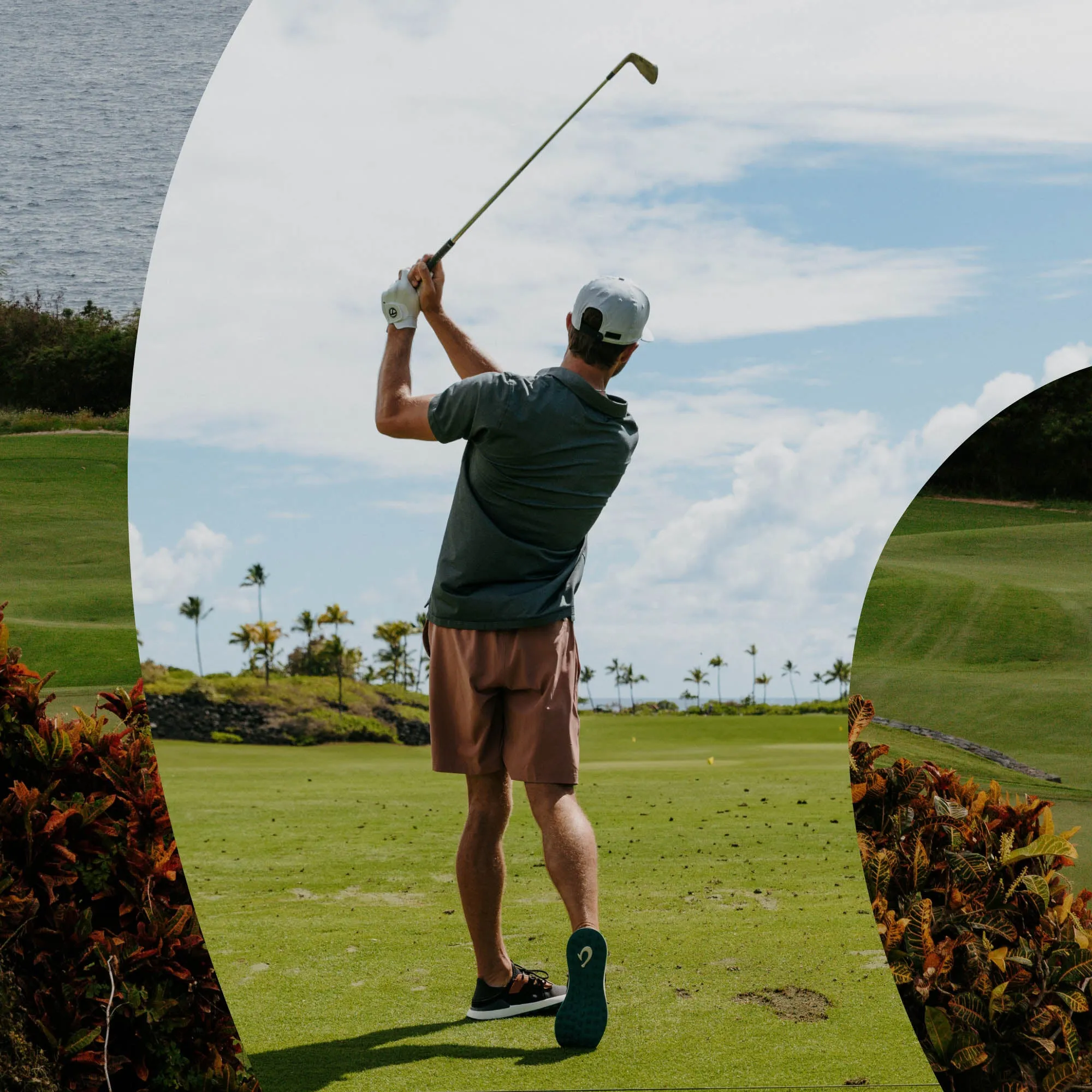 Manele - Black / Dark Shadow Breathable mesh design