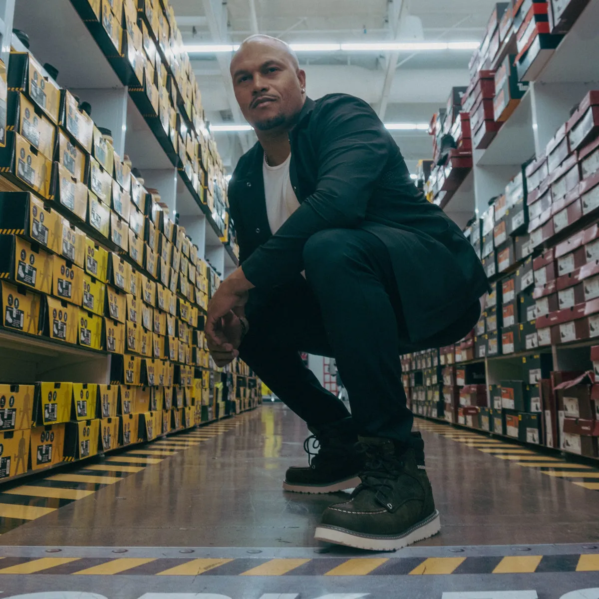 Perforated Vamp Thermal Bonded Seams Trade Wedge Moc Toe WP Wide - Mens