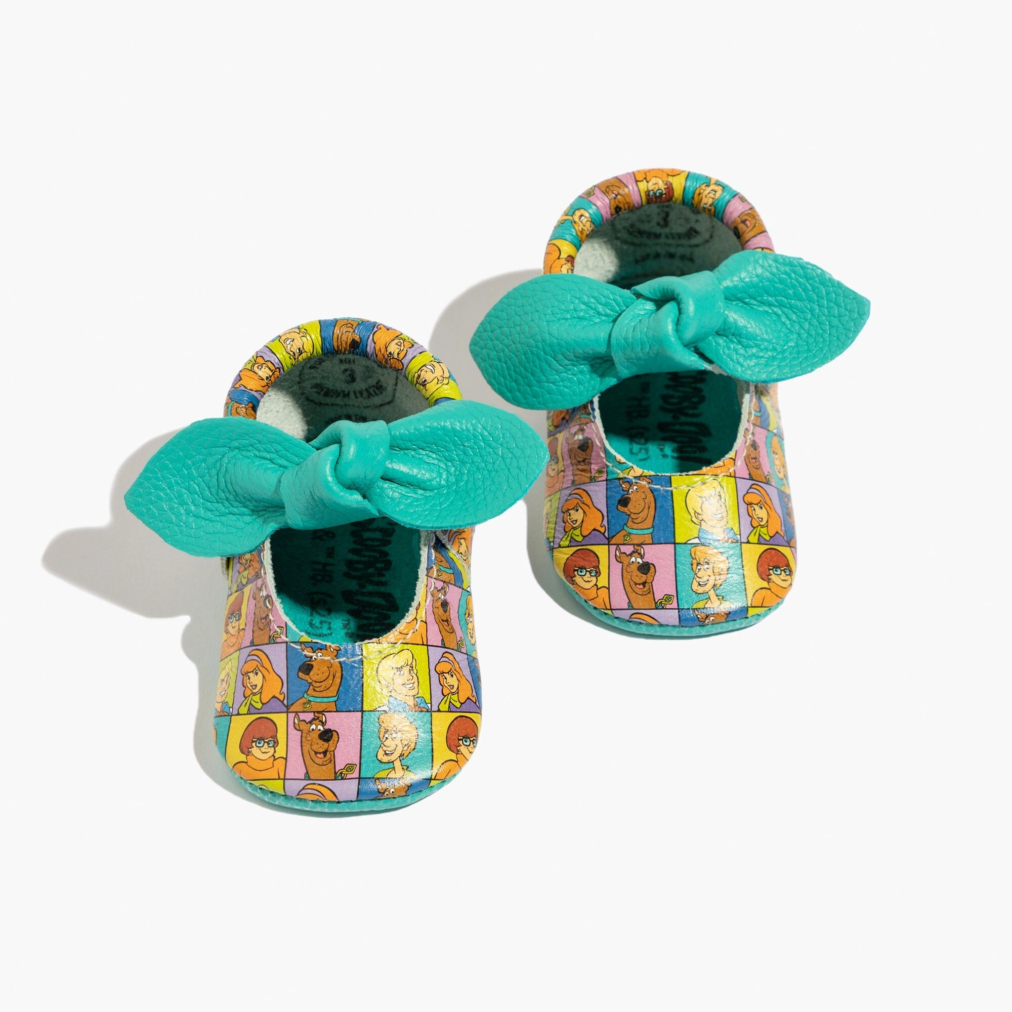 Scooby Gang Knotted Bow Baby Shoe Breathable mesh Odor control