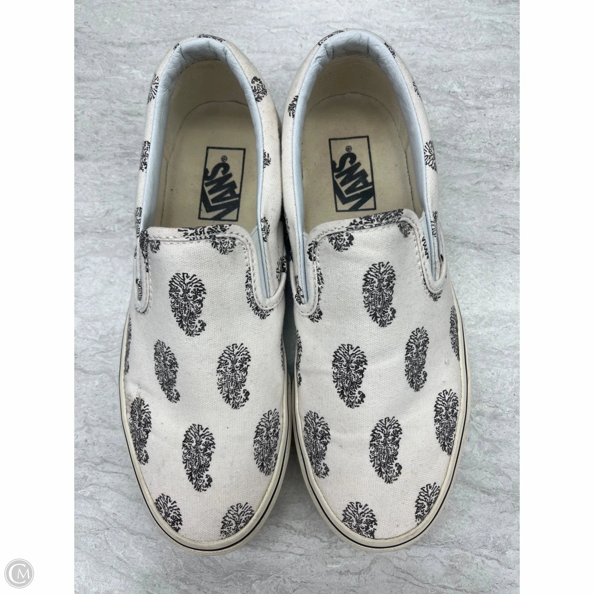 Shoes Sneakers By Vans In Paisley Print, Size: 9.5 WaterResistant Comfort Fit Technology