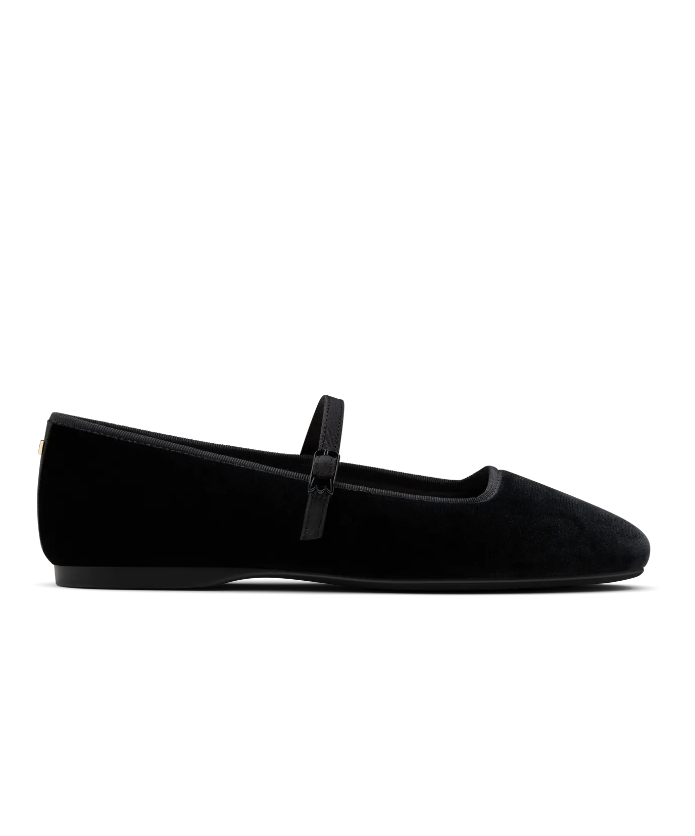 The Hummingbird Mary Jane - Black Velvet Night View Chic Design