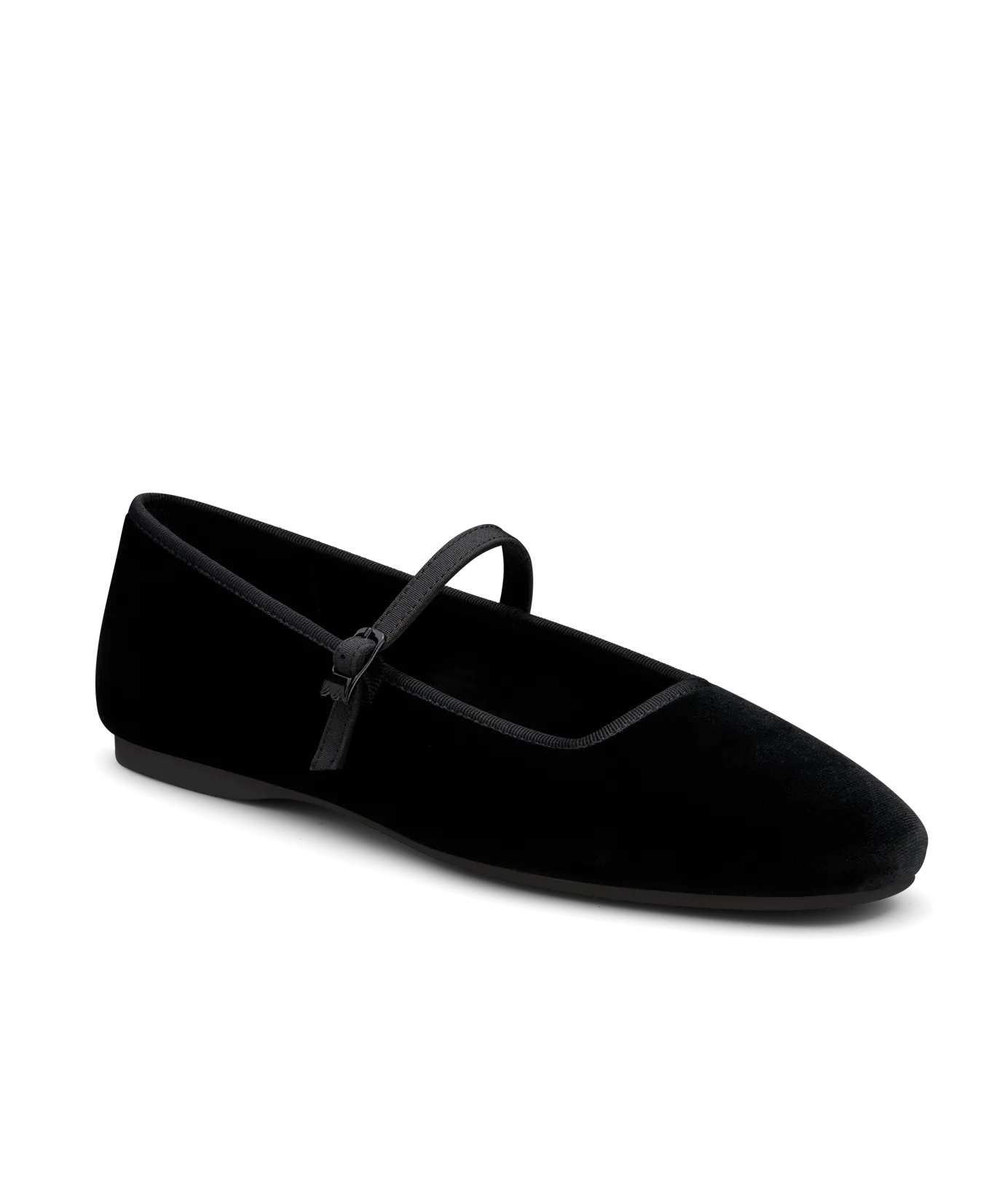 Support Step The Hummingbird Mary Jane - Black Velvet