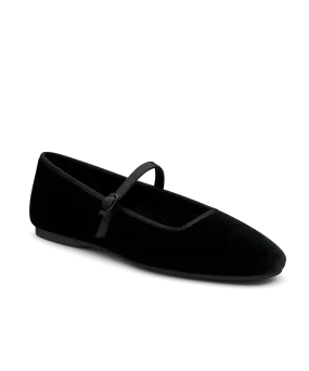 Support Step The Hummingbird Mary Jane - Black Velvet