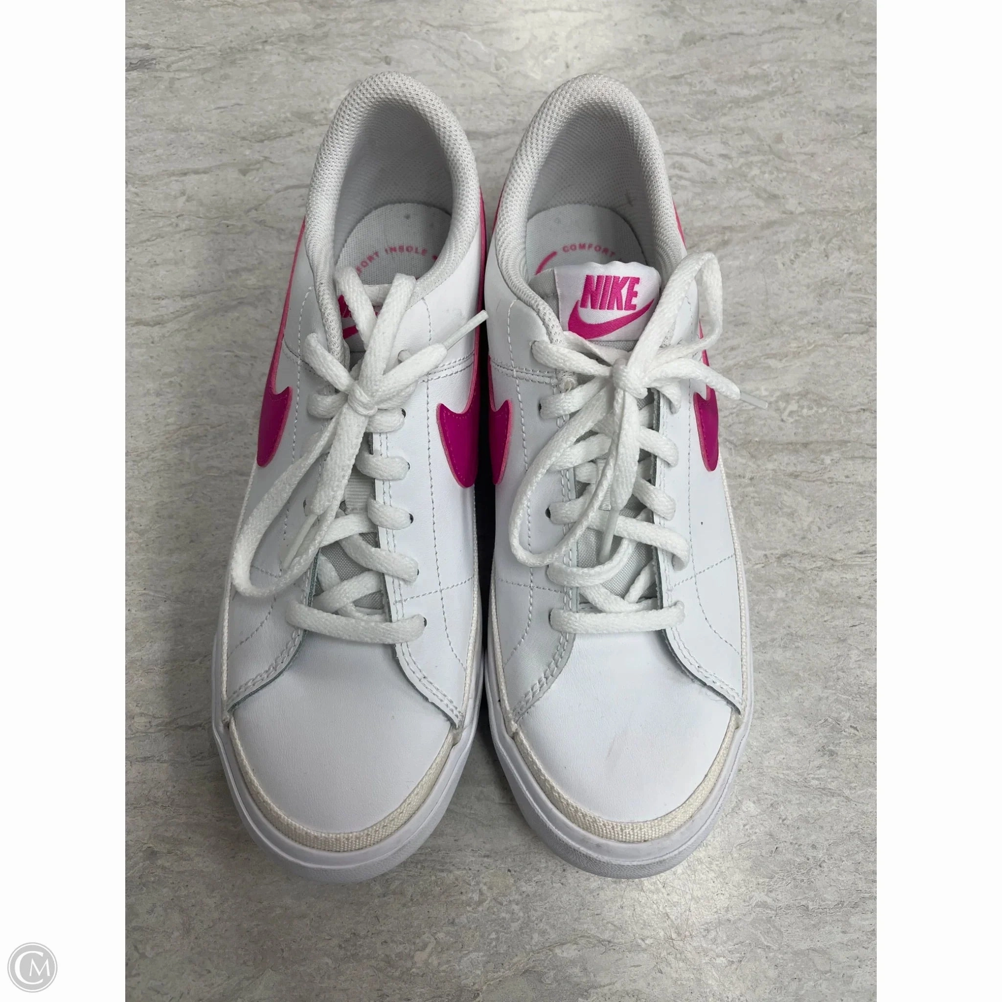 Eco Conscious Packaging Impact Diffusion Tech Shoes Sneakers By Nike In Pink & White, Size: 7.5