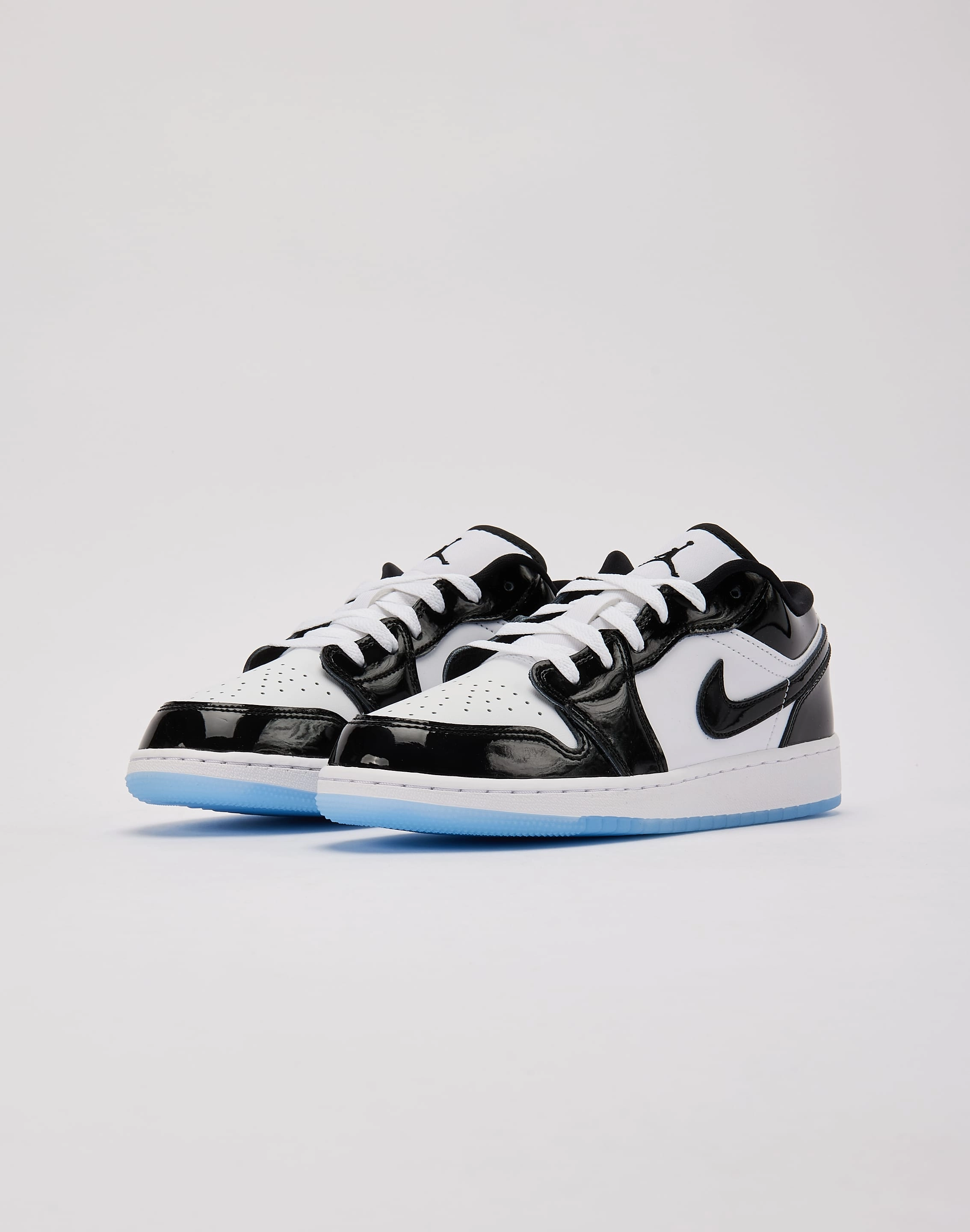 Jordan Air Jordan 1 Low SE 'Concord' Grade-School Reflective details Anatomical shape