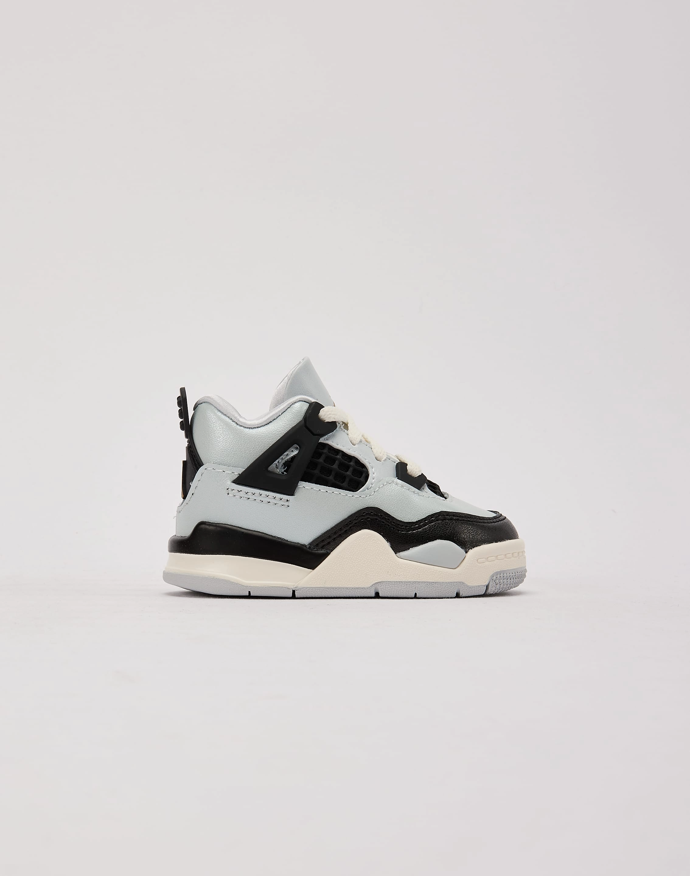 AbrasionResistant AdjustableStrap Jordan Air Jordan 4 Retro 'Pure Platinum' Toddler