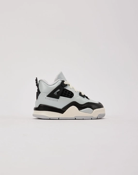 AbrasionResistant AdjustableStrap Jordan Air Jordan 4 Retro 'Pure Platinum' Toddler