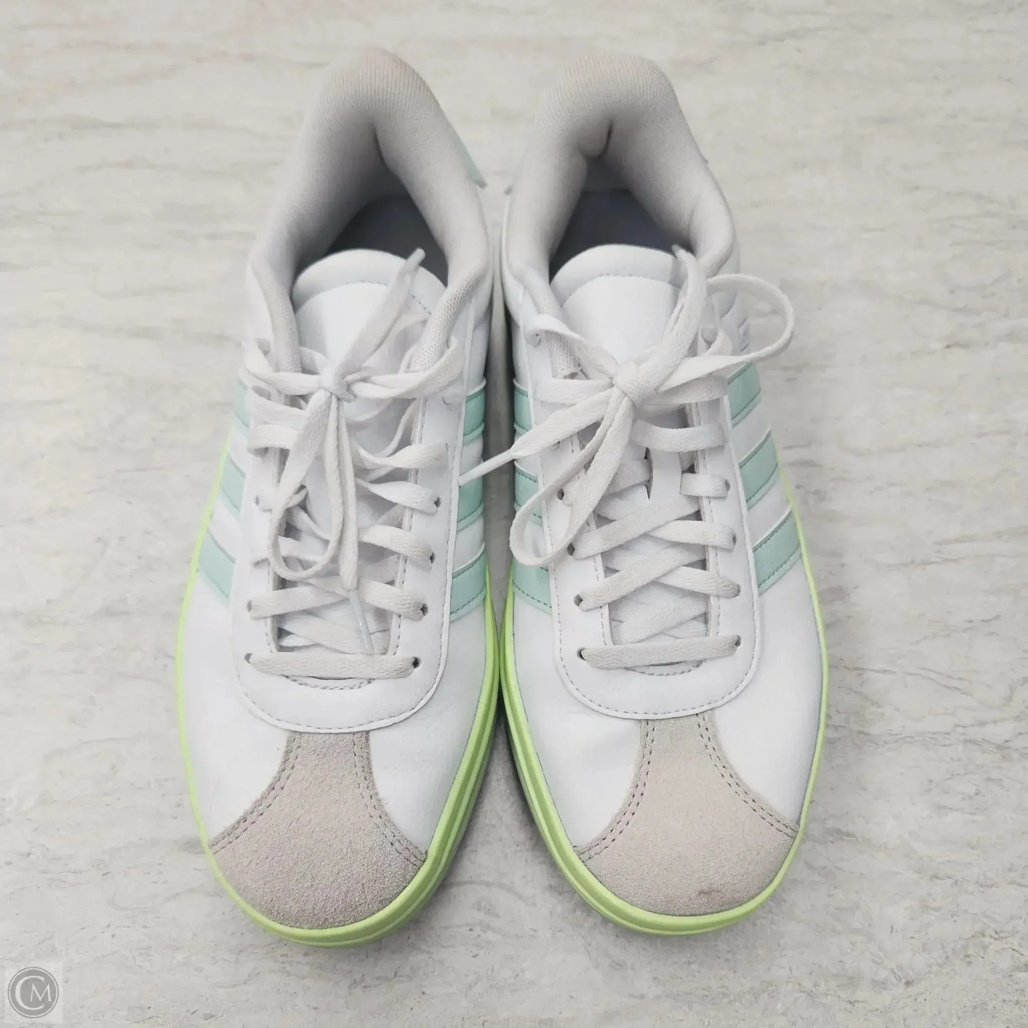 Shoes Sneakers By Adidas In Green & Purple, Size: 7 Core Cushion Rugged Terrain