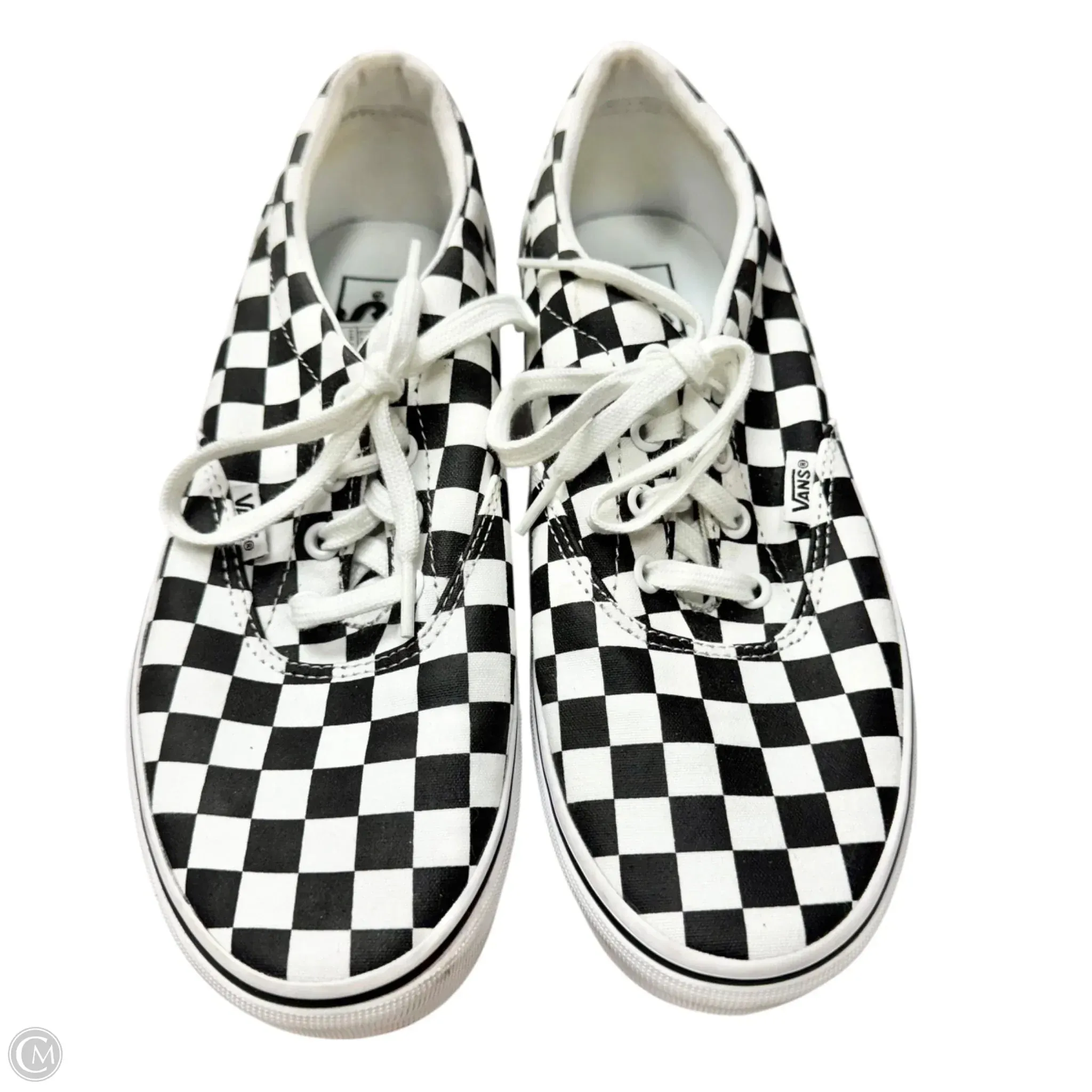 Move Easy Shoes Sneakers By Vans In Checkered Pattern, Size: 8.5