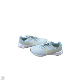Long Lasting Traction Shoes Sneakers By Nike In Aqua, Size: 7