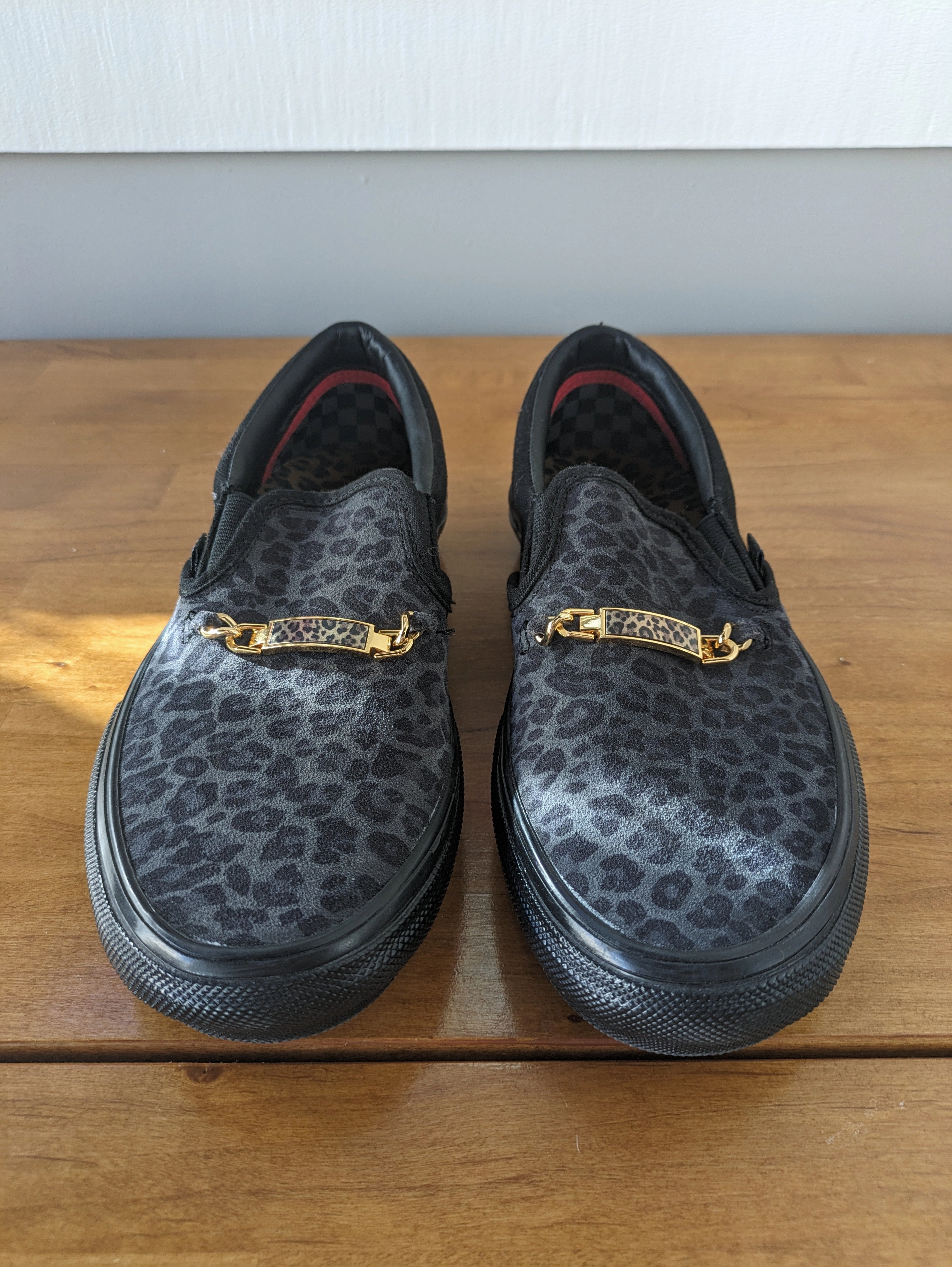 Synthetic Leather Blend Shoes Sneakers By Vans  Size: 8.5