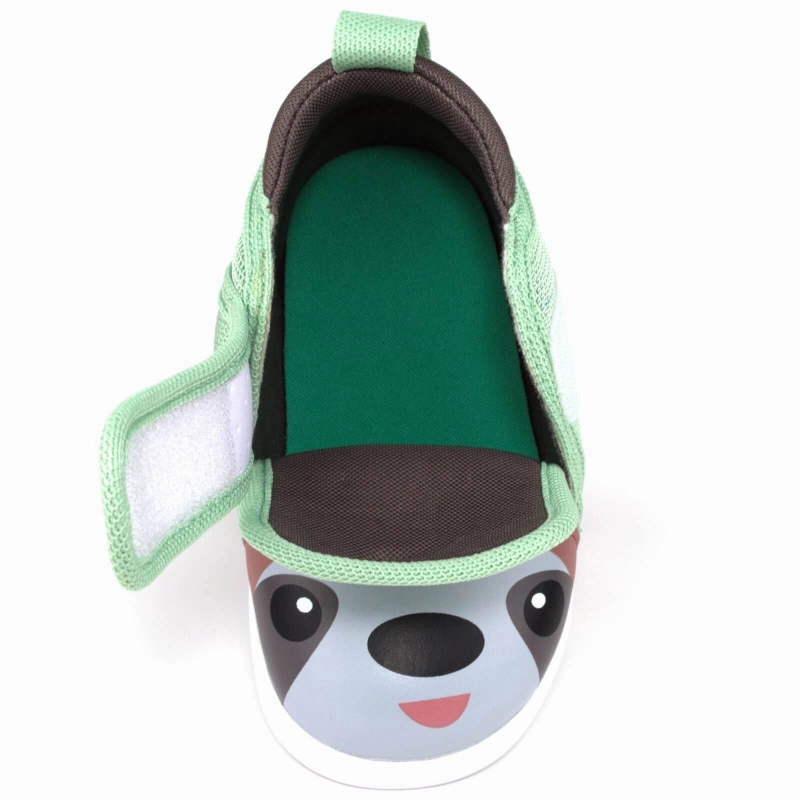 Skin Soft Sloth Squeaky Toddler Shoes | Green/Brown Version 2 2025