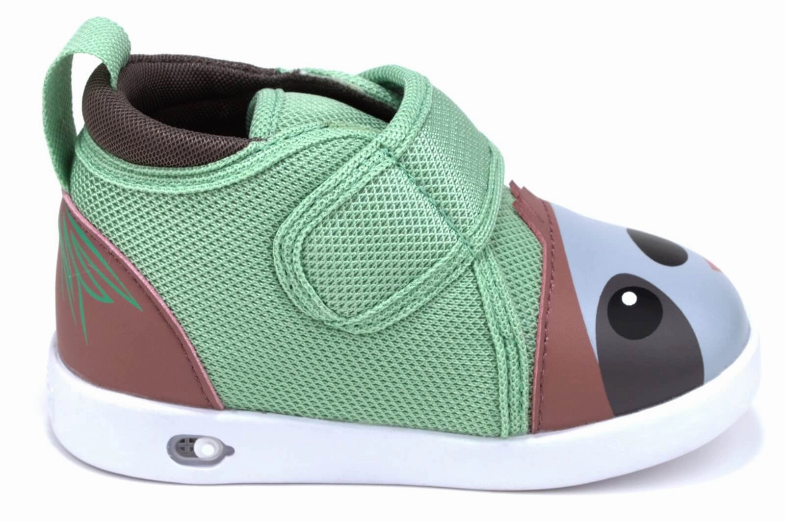 Sloth Squeaky Toddler Shoes | Green/Brown Version 2 2025 Stable base Island Step