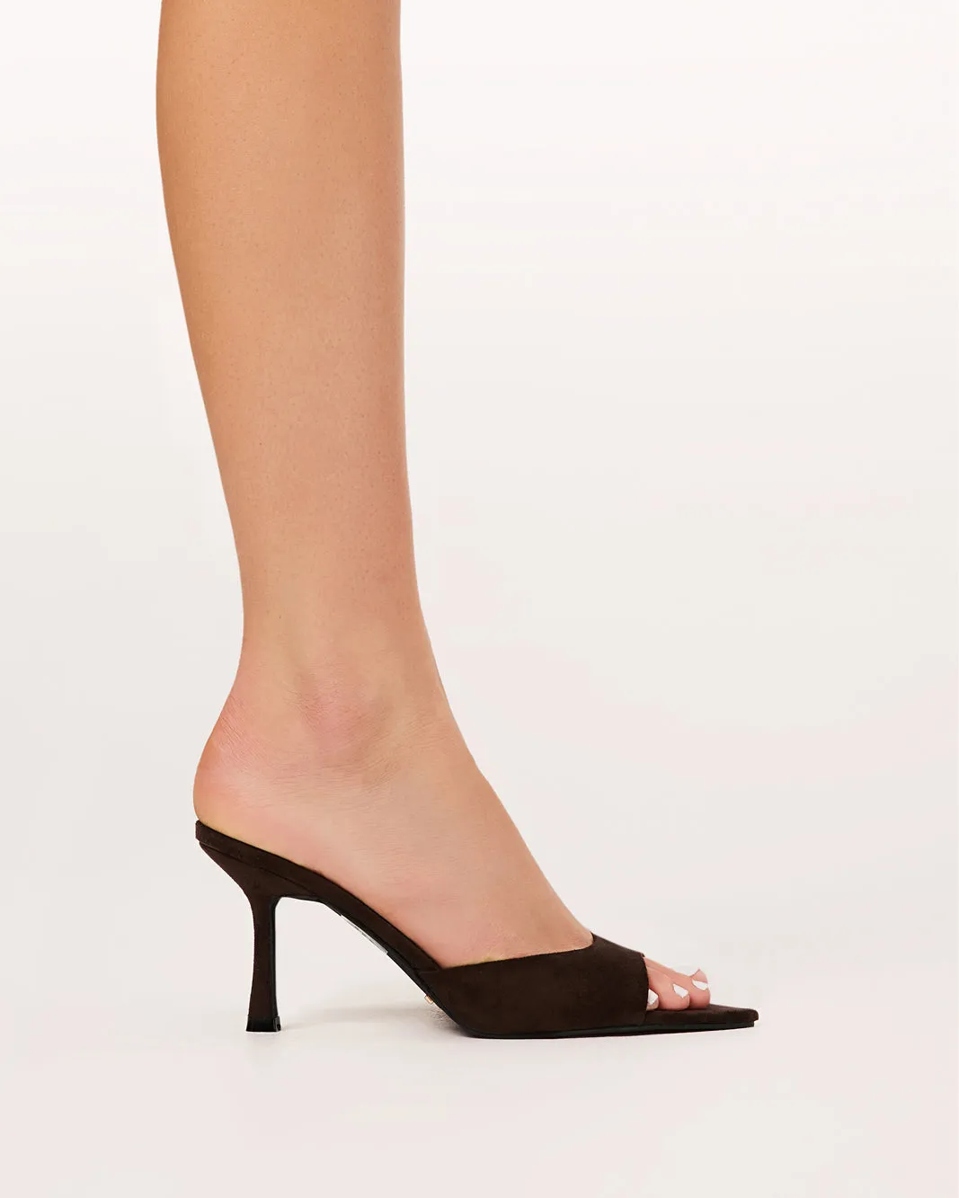 XANTHE - DARK CACAO SUEDE Mono Style Green Core