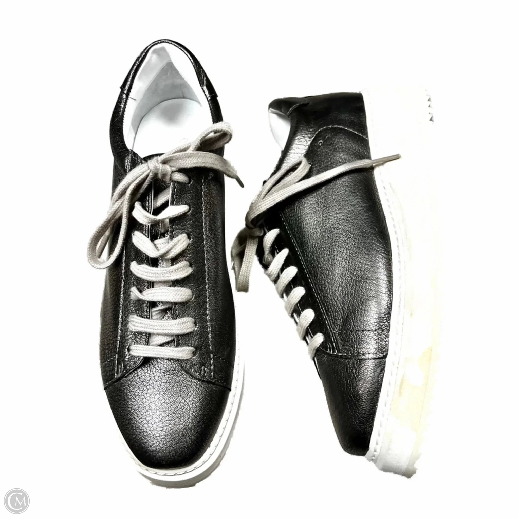 Shoes Sneakers By Homers Artisan In Silver, Size: 7 Elite Design On Trend