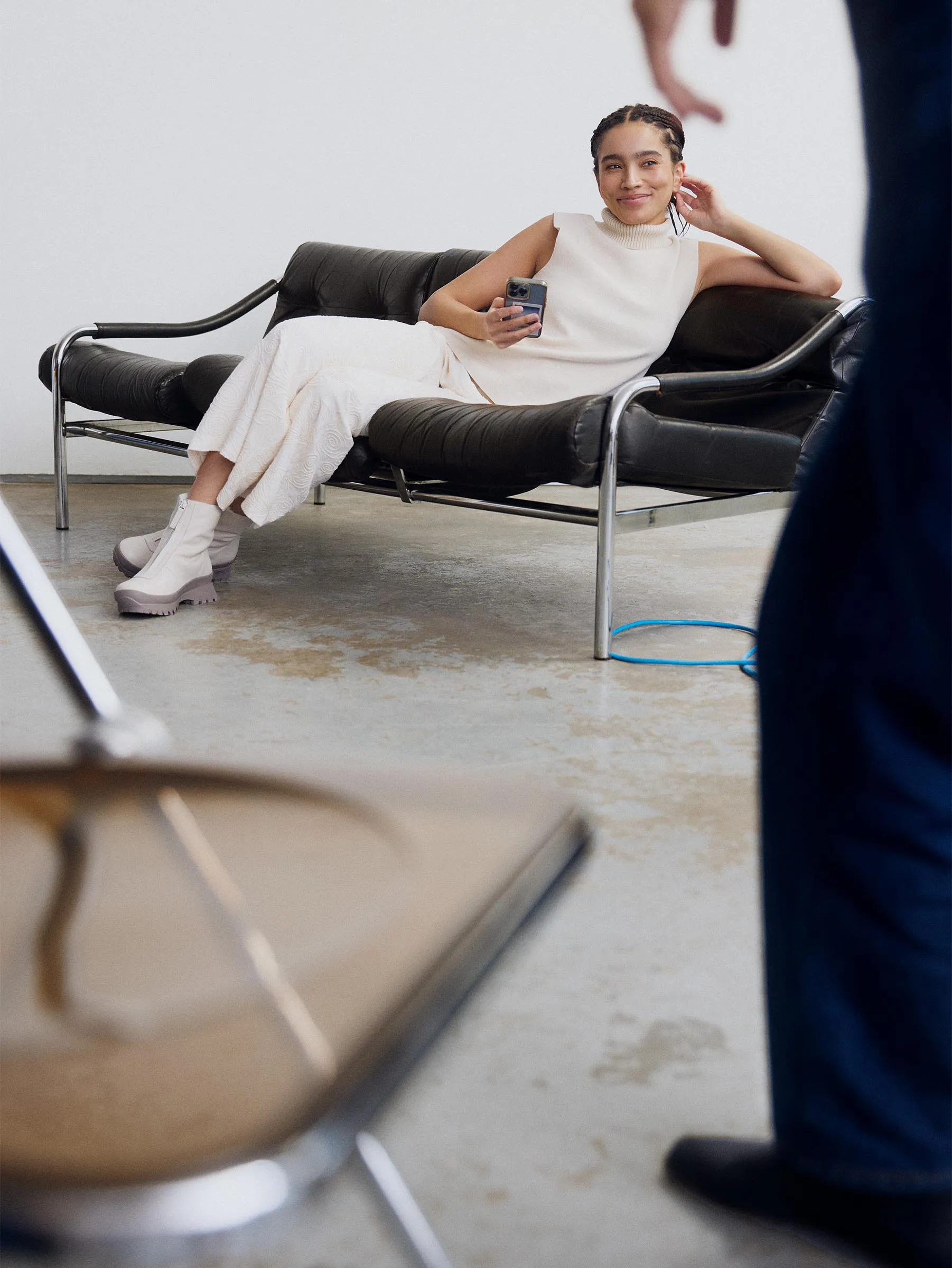 Estrella Combo Taupe Lined Boot Rugged Design british retro