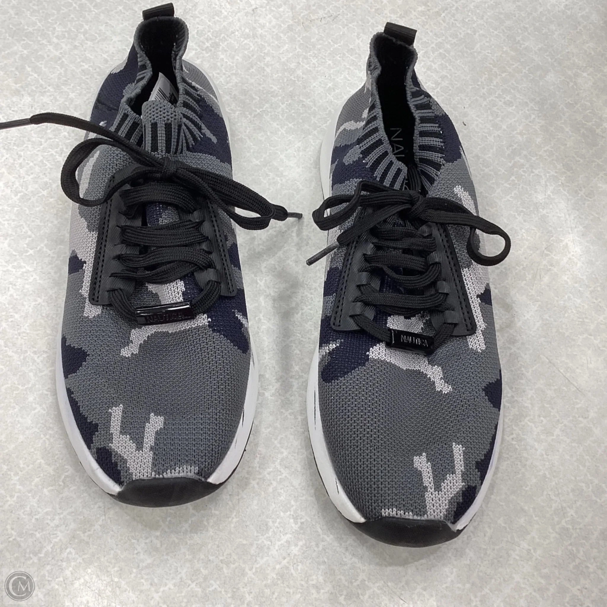 Shoes Sneakers By Nautica In Grey, Size: 7.5 Handcrafted Detailing