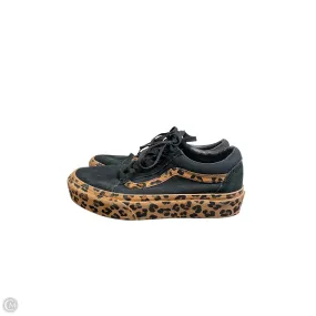 Shoes Sneakers By Vans In Black, Size: 7.5 Comfort Padding Easy Packing