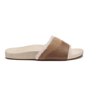Hala Slide - Tan / Puka clean design