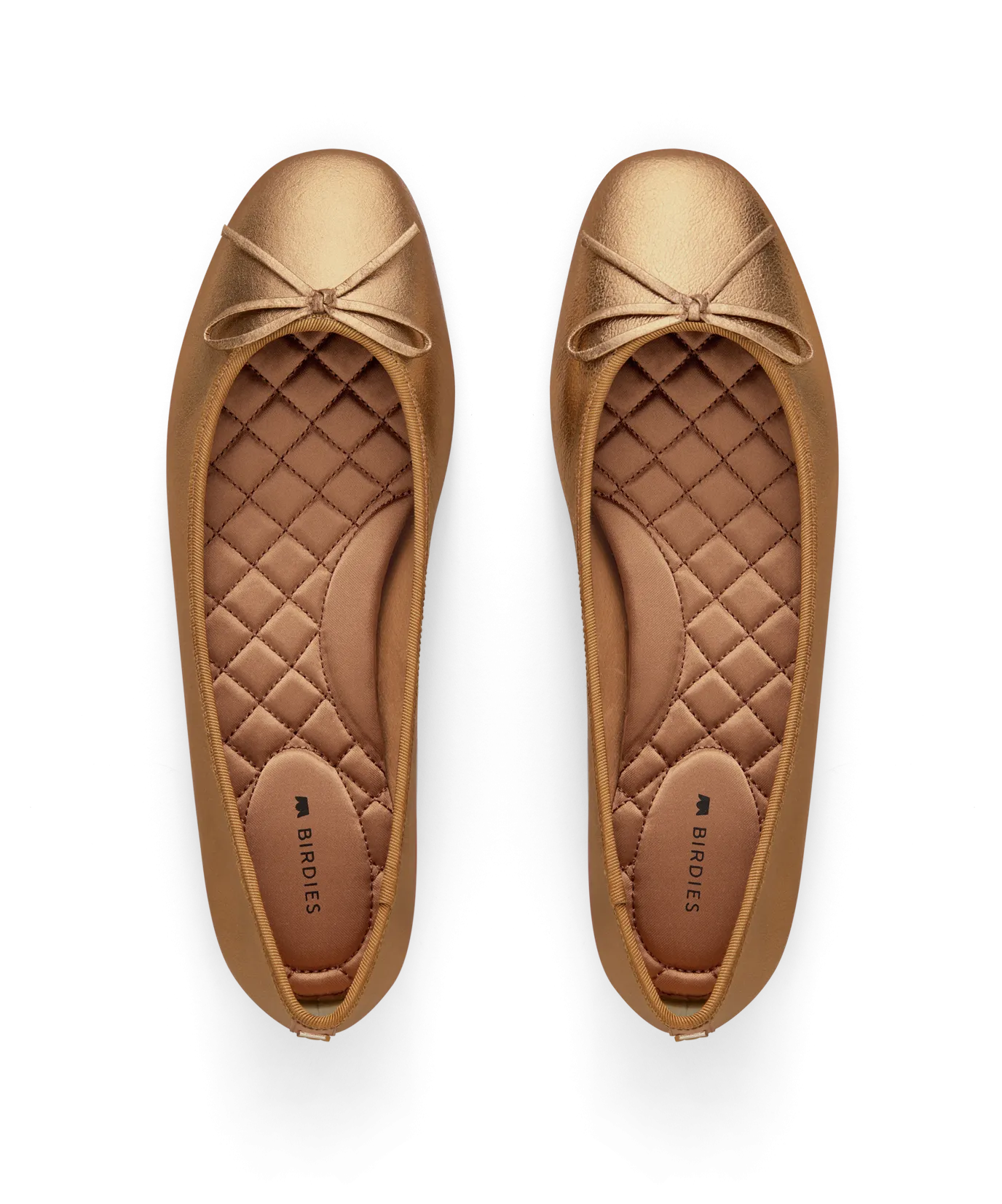 The Hummingbird - Vintage Gold Leather City Stride Shoes Versatile Construction