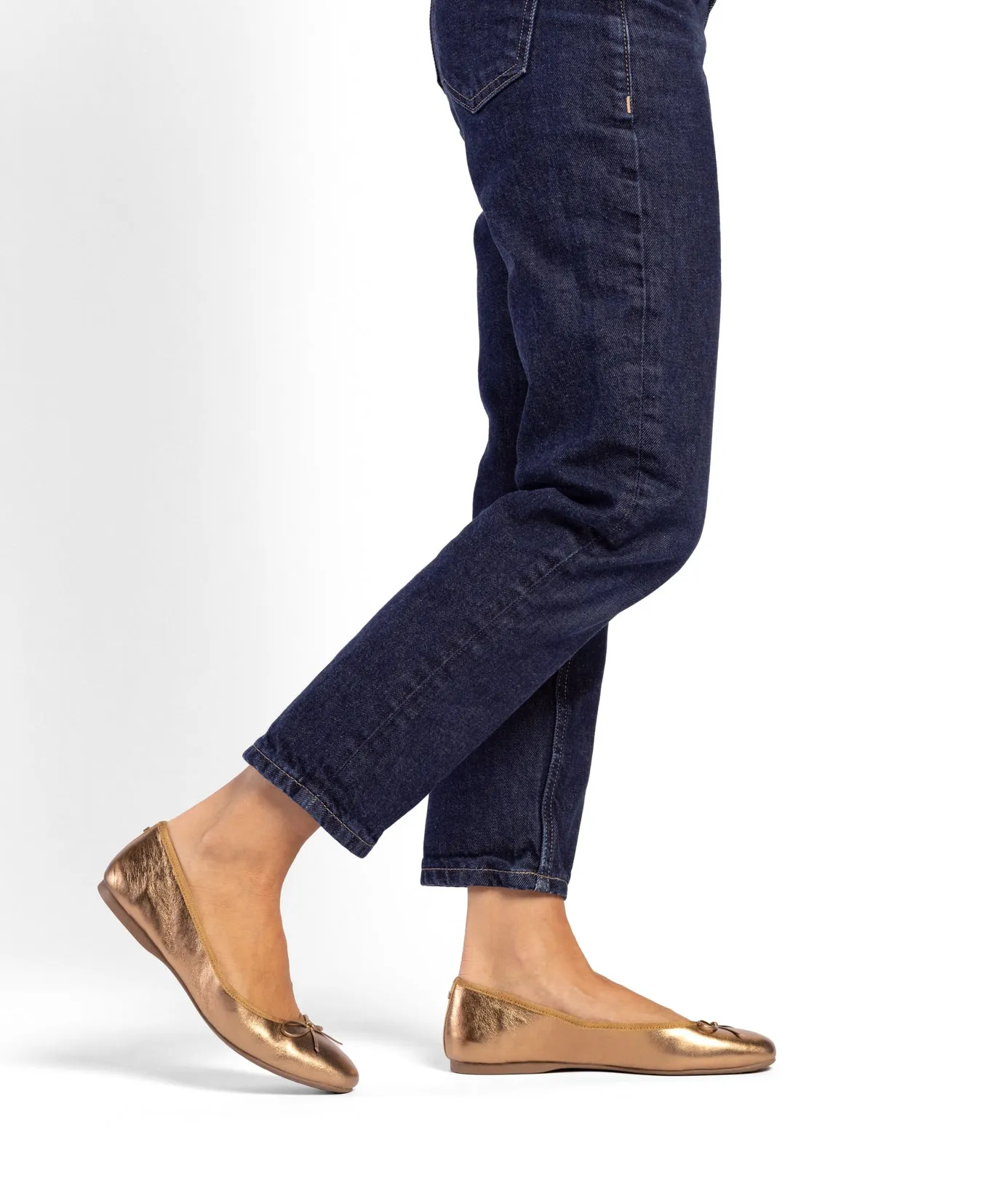 All-day Comfort The Hummingbird - Vintage Gold Leather