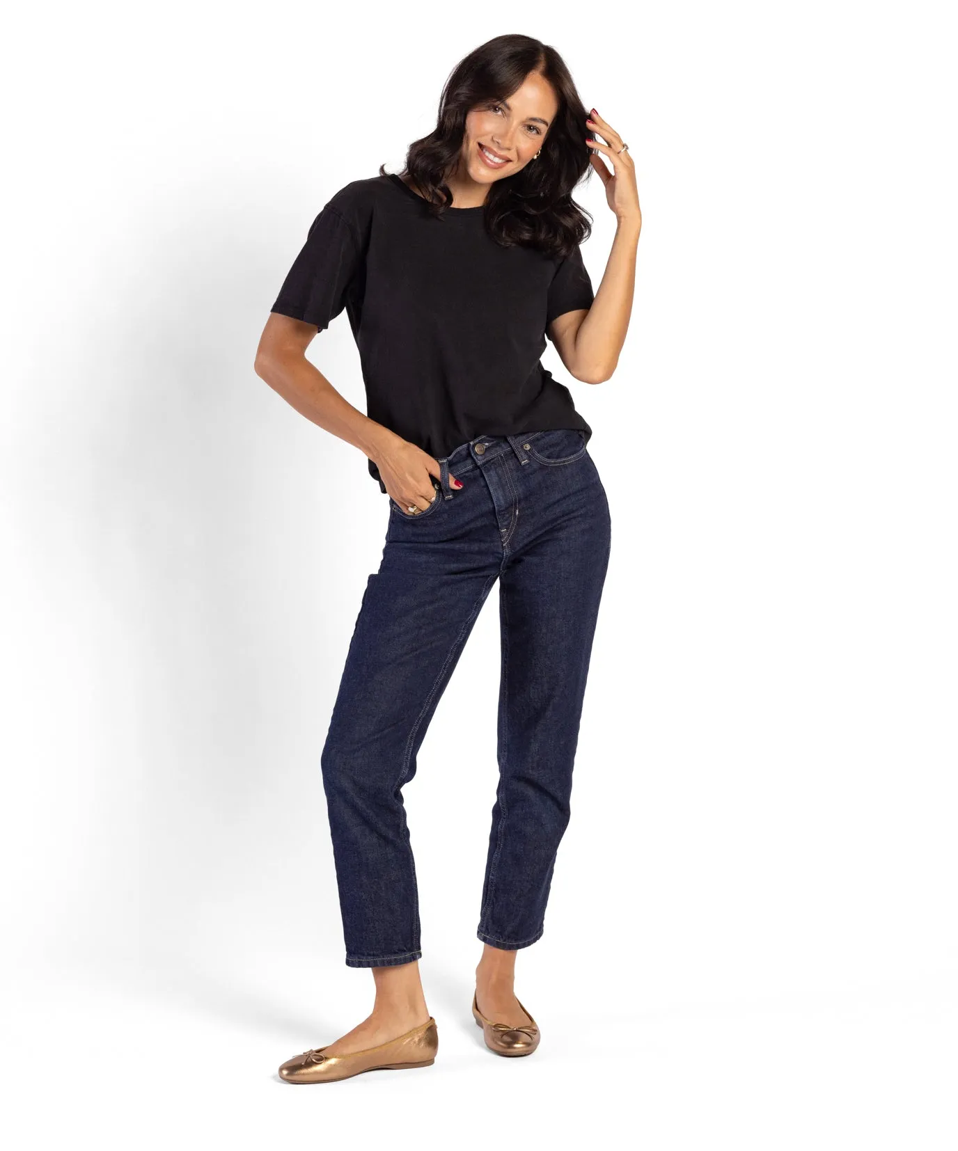 The Hummingbird - Vintage Gold Leather Ergonomic Design