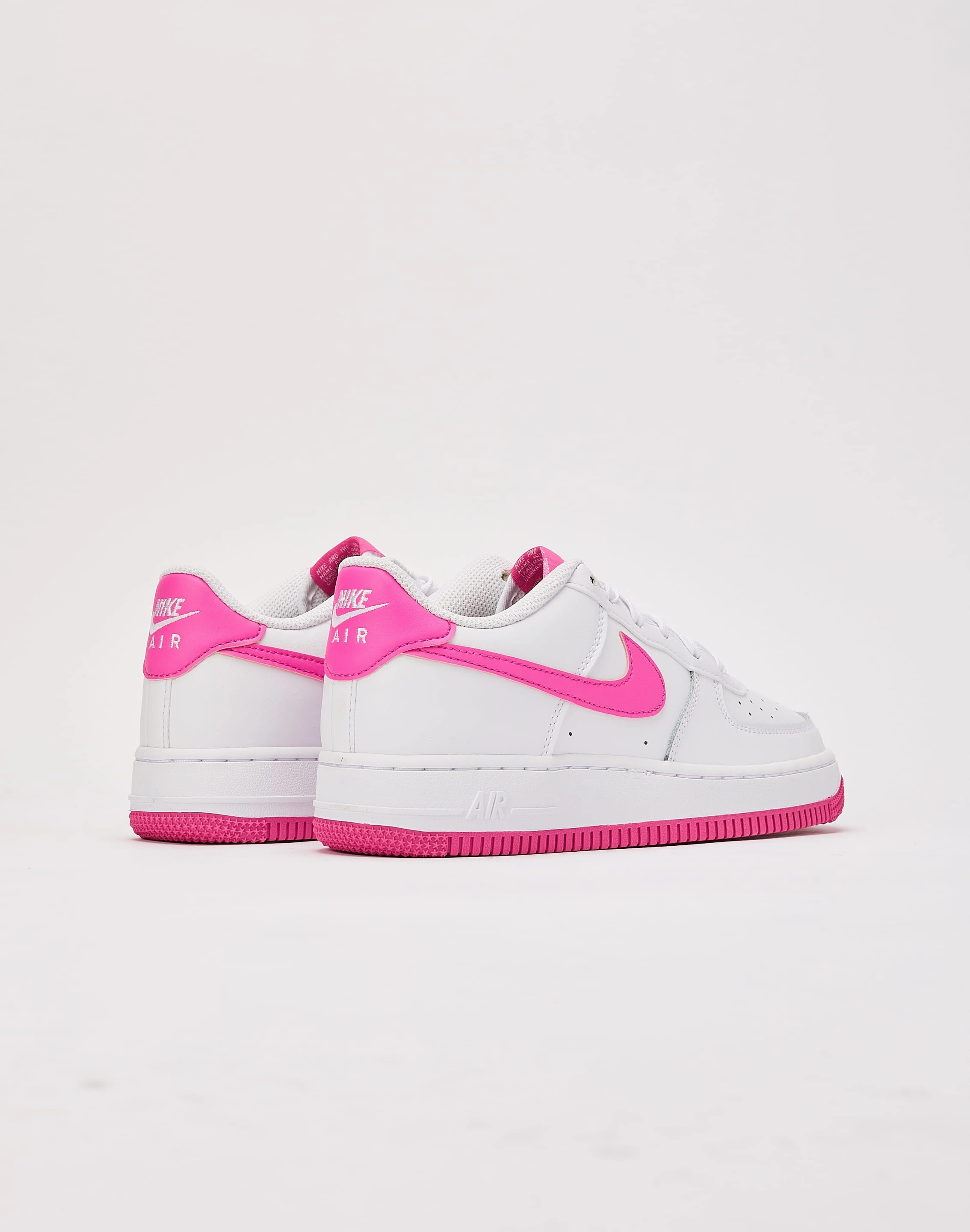 Seamless construction Leather kids' shoes Nike Air Force 1 Low Grade-School
