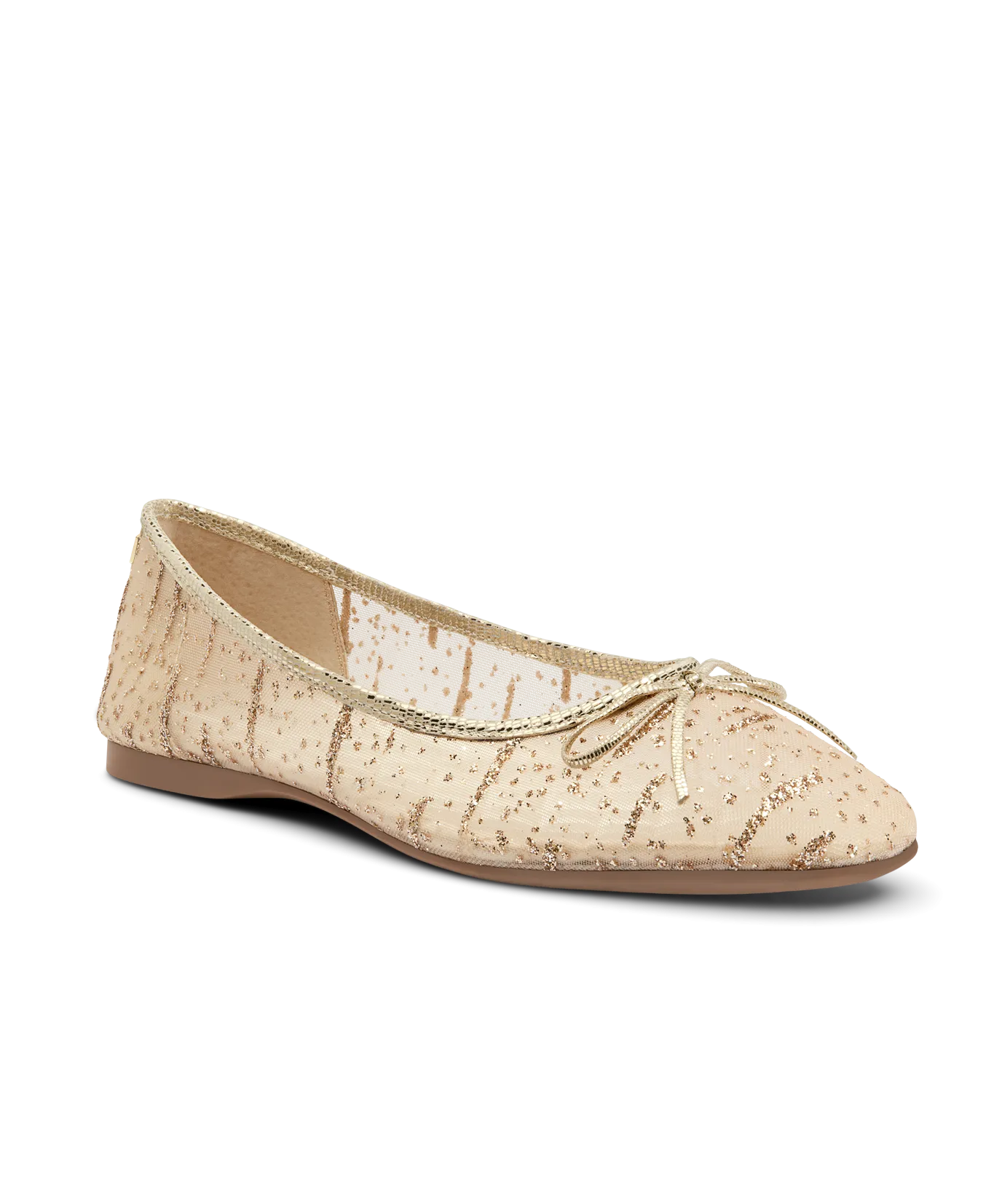 The Songbird - Gold Mesh Sparkle Bridge View