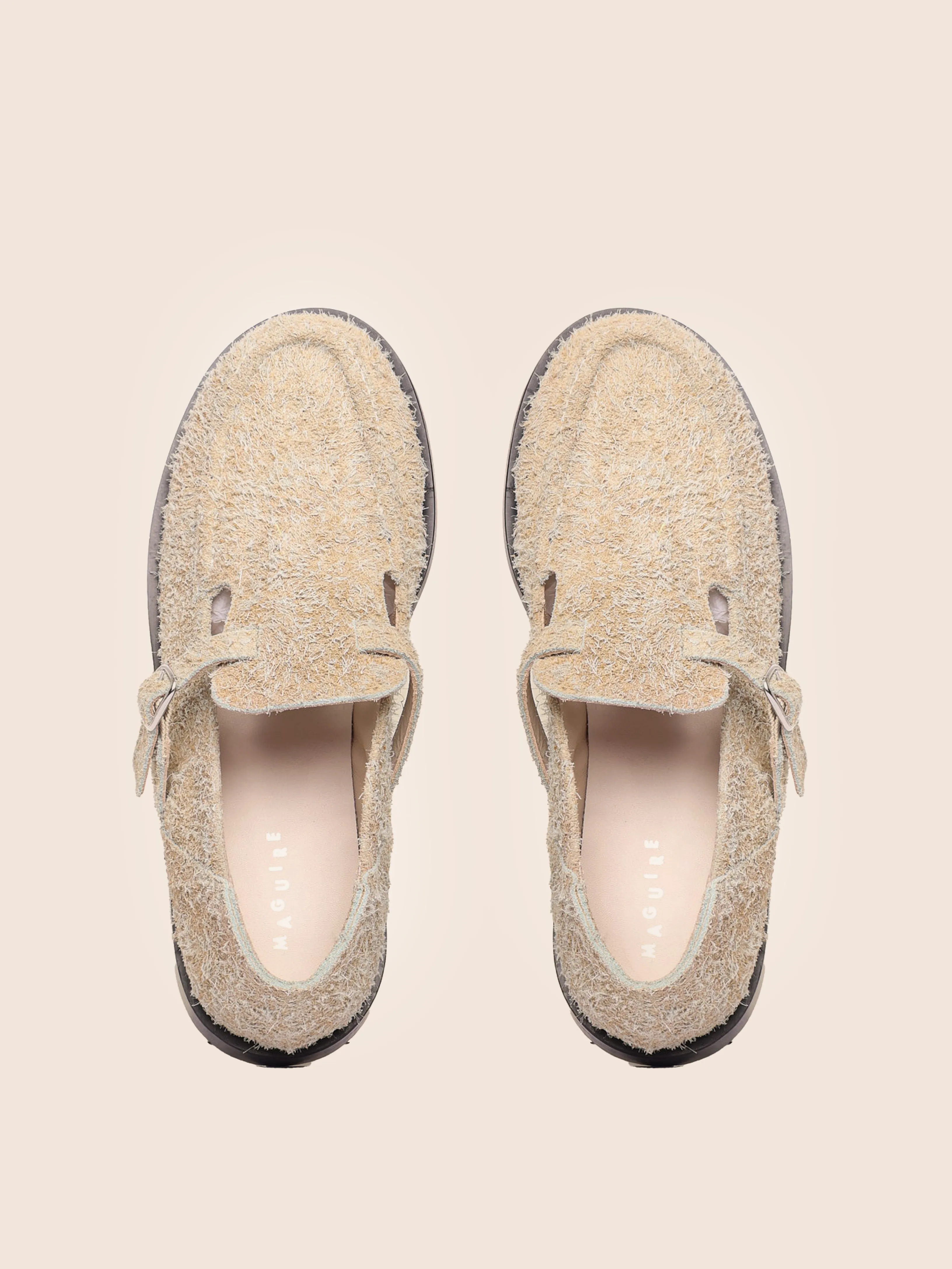 On-The-Go Footwear Zafra Sand Flat