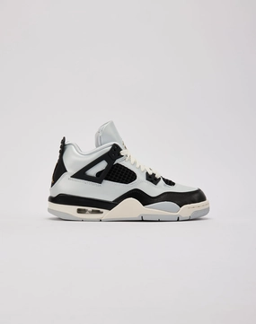 Durable Stitching Multi Density Foam Jordan Air Jordan 4 Retro 'Pure Platinum' Grade-School