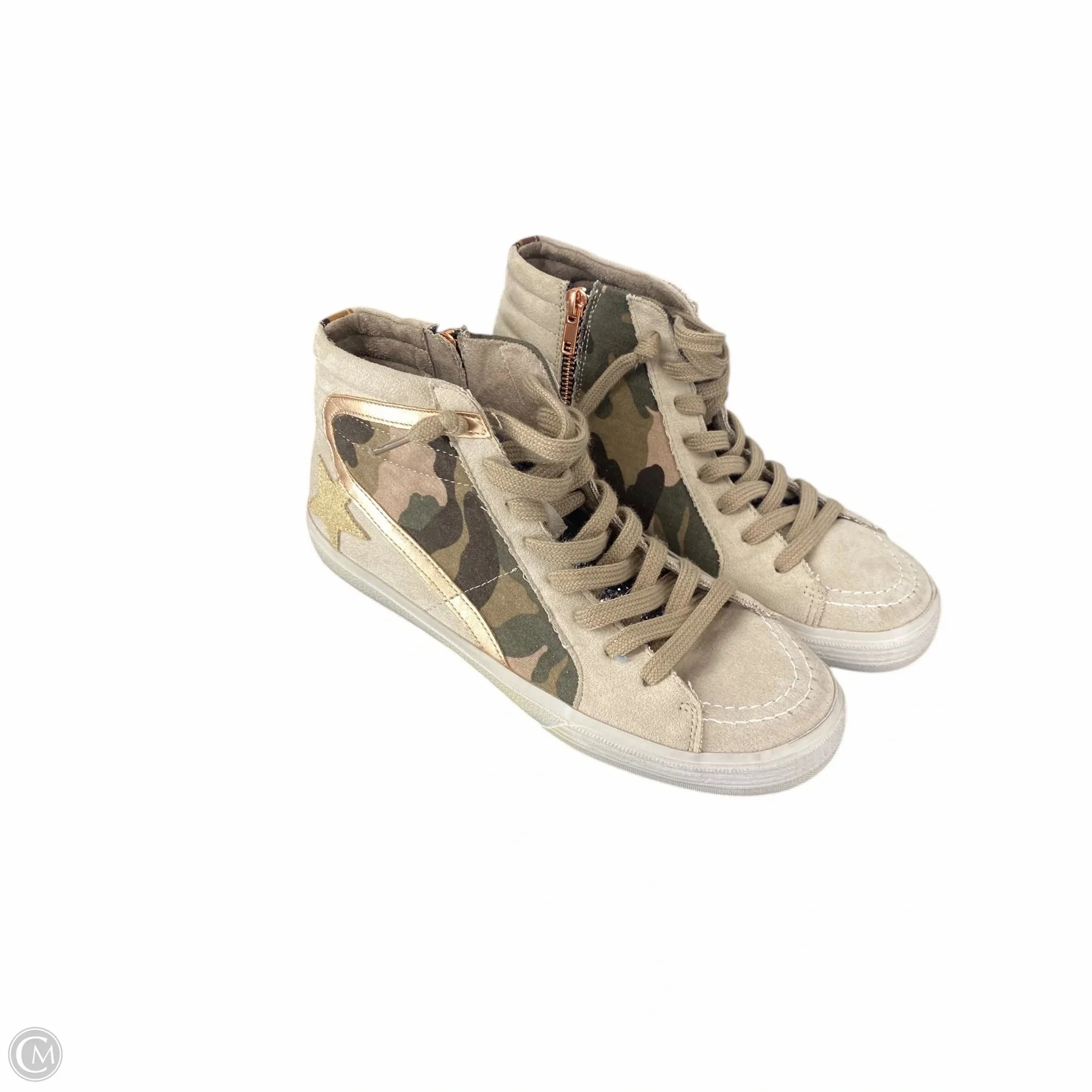 Snug Heel Lock Fit Shoes Sneakers By Shu Shop In Taupe, Size: 9